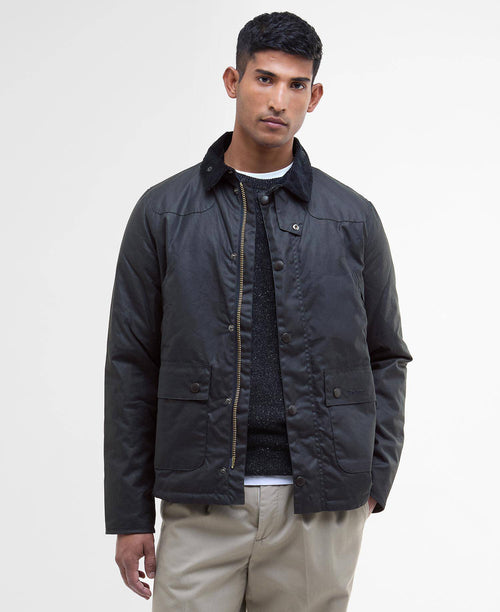 Barbour Reelin Wax Jkt Navy Uomo