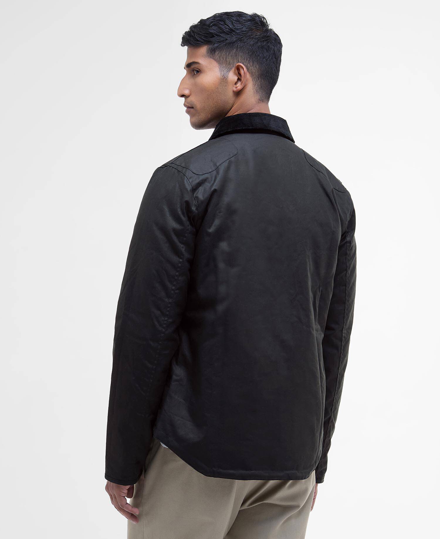 Barbour Reelin Wax Jkt Navy Uomo-4