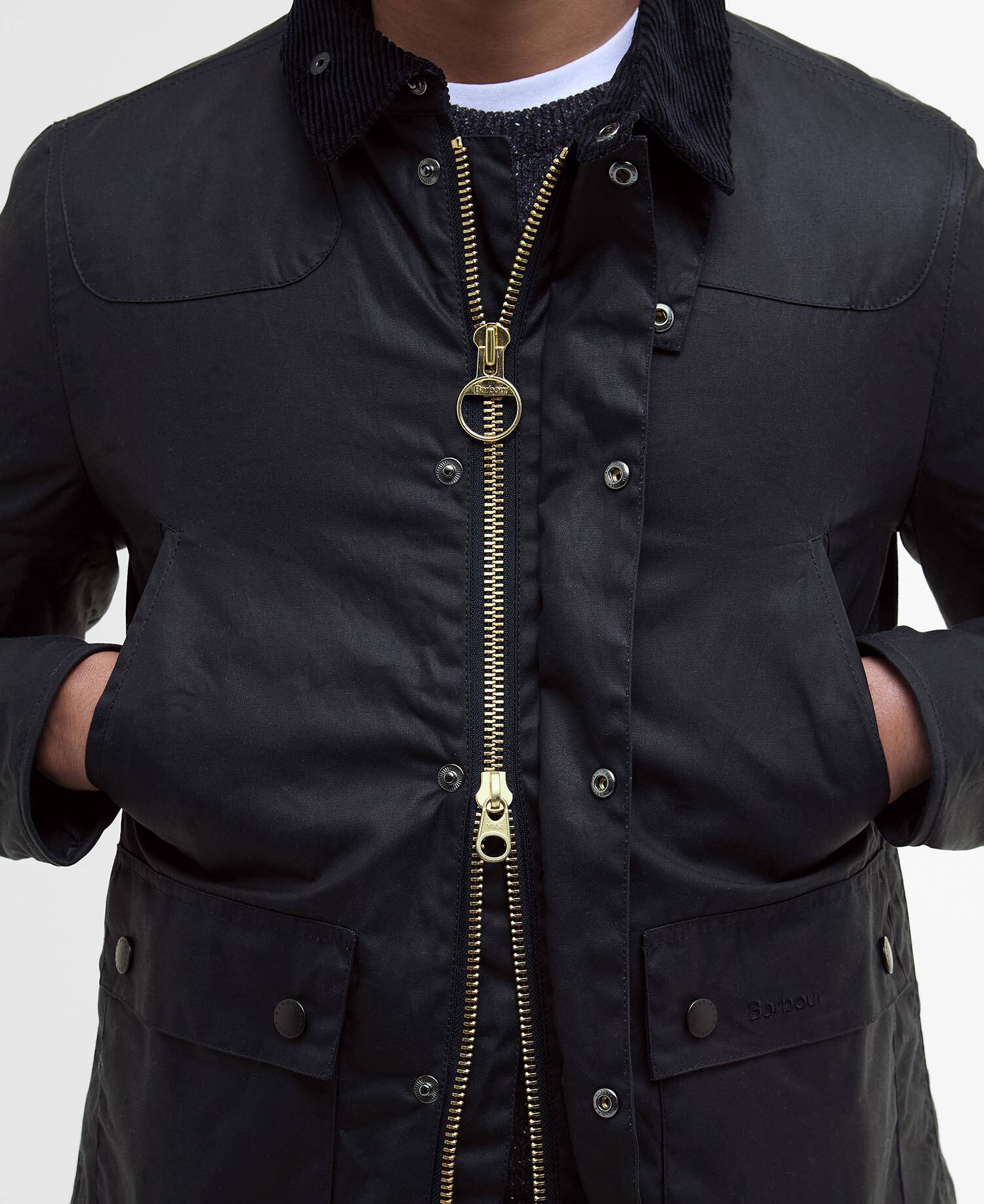 Barbour Reelin Wax Jkt Navy Uomo-7