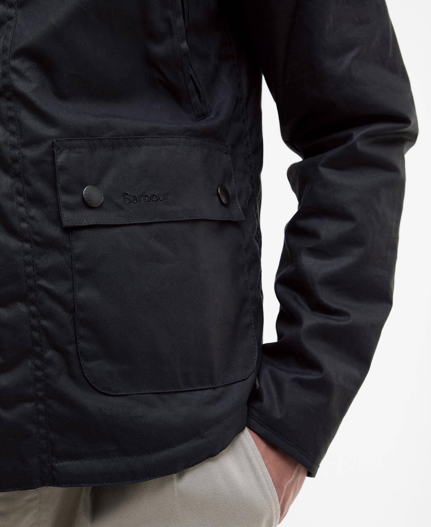 Barbour Reelin Wax Jkt Navy Uomo-8