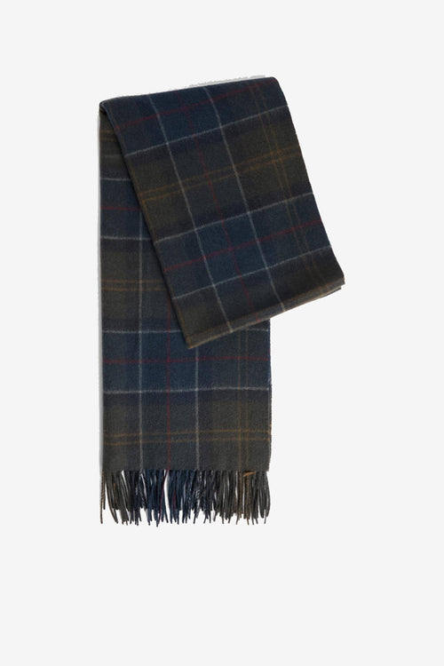 Barbour Sciarpa BRADEN Verdone/Blu Uomo
