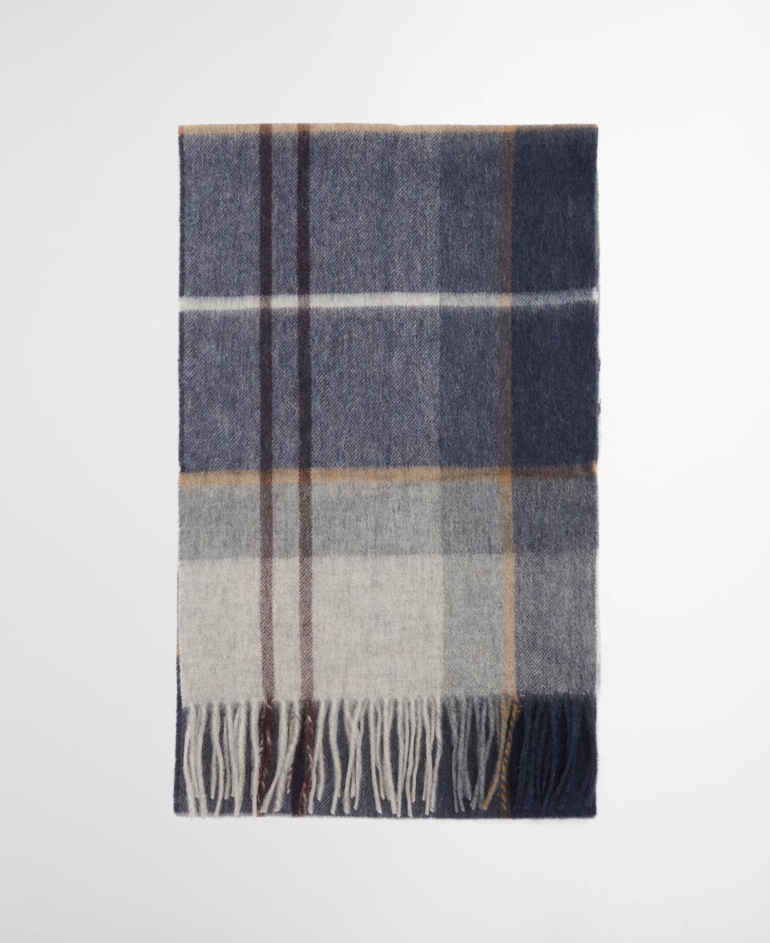 Barbour Sciarpa Carrbridge Grigio Uomo-2