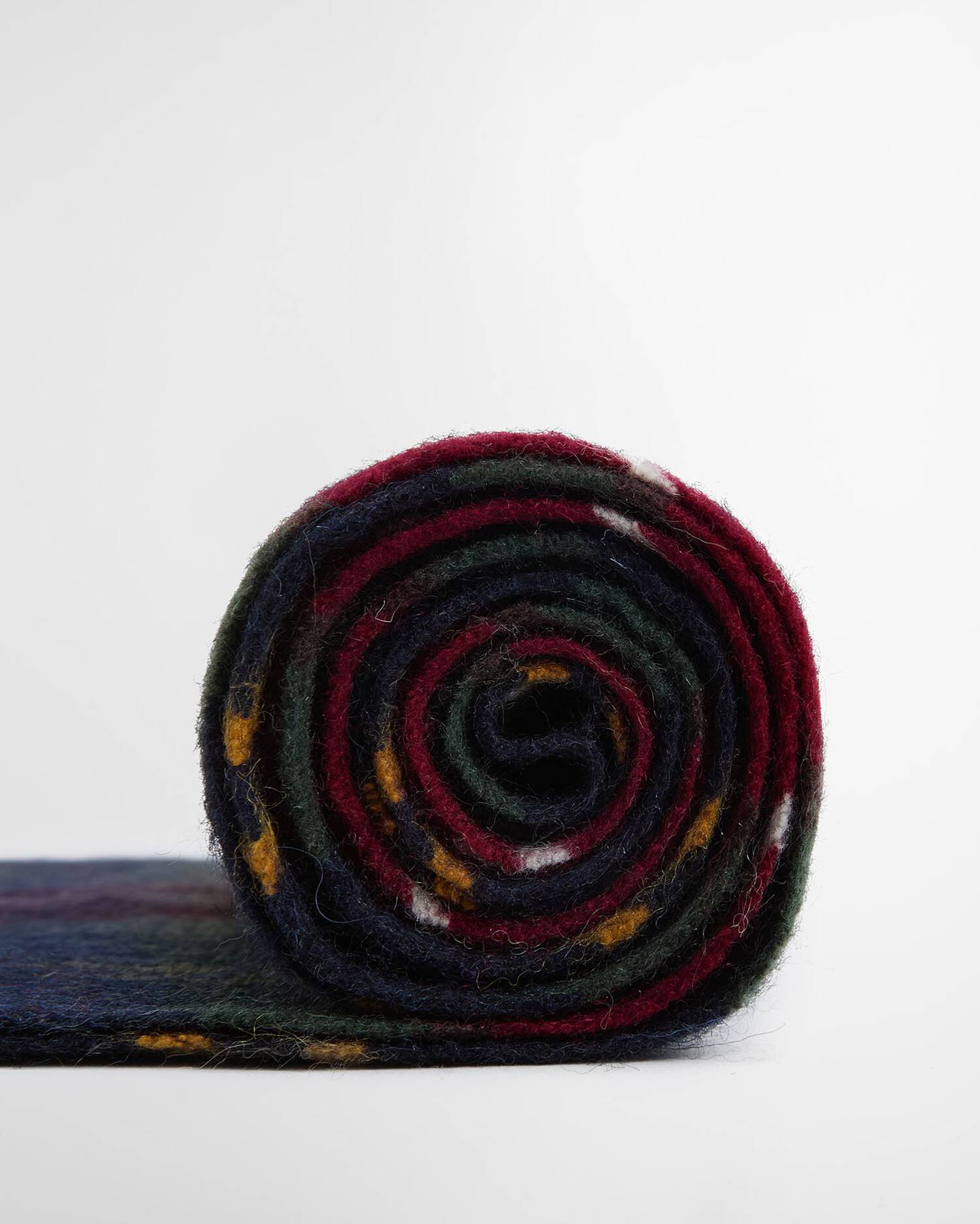 Barbour Sciarpa Wool Cash Rosso Uomo-6