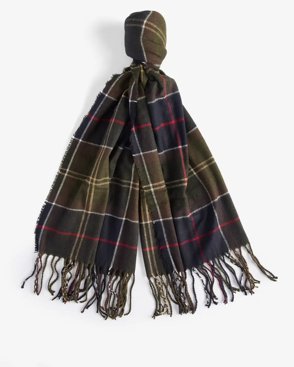 Barbour Scarf/Hat Blue/Green Women-4