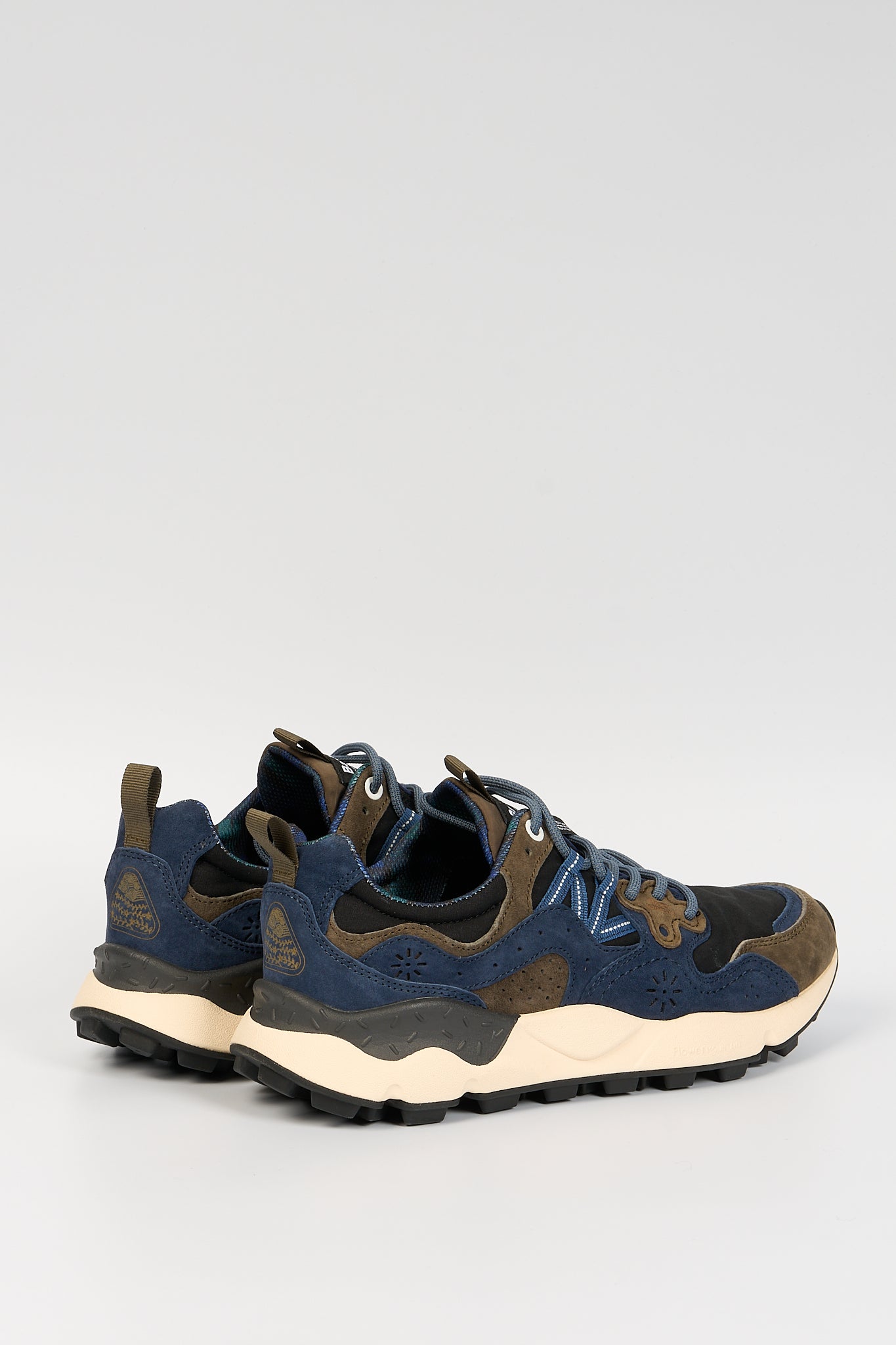 Barbour Sneaker Blu/olivaUomo-3