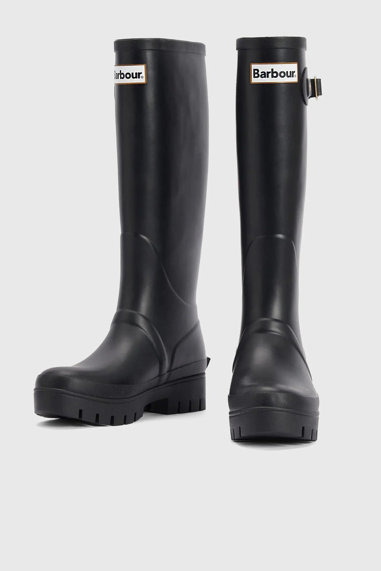 Barbour Black Rain Boot Women-2