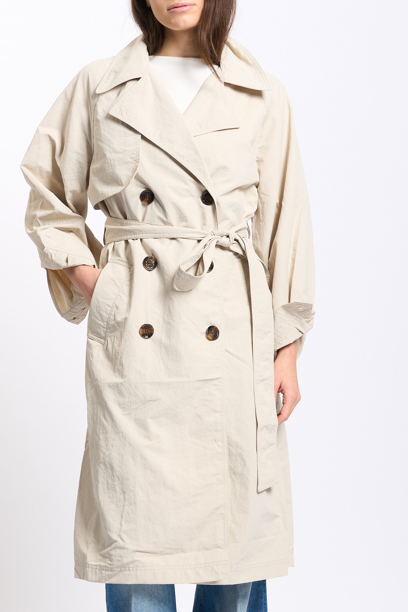 Barbour Trench LAYLA Sabbia Donna-6