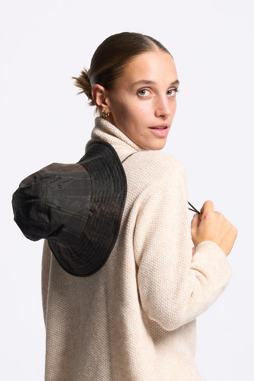 Barbour Cappello Pescatore HAZELWOOD Tartan Donna