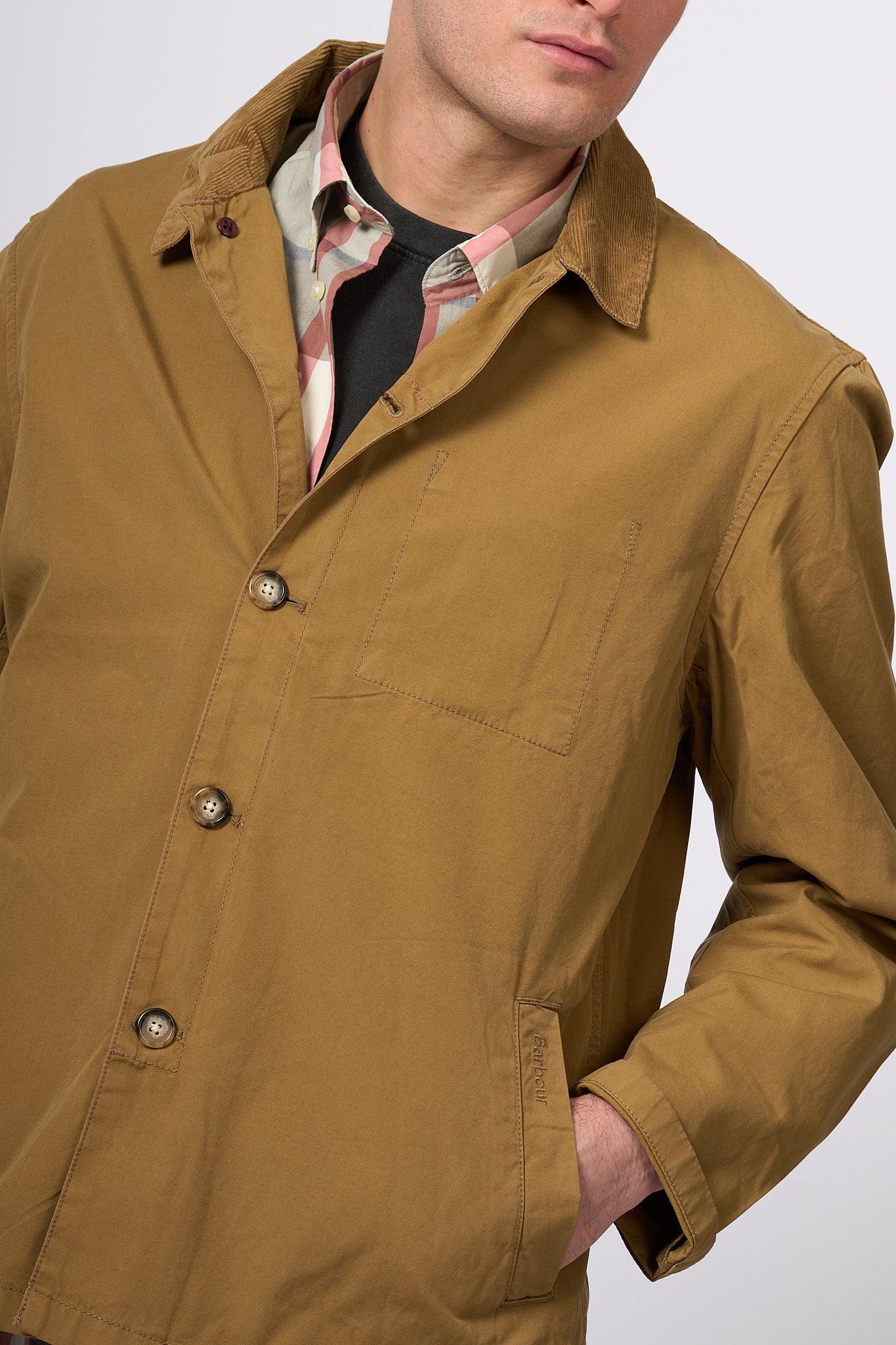 Barbour Giacca Stoneford Beige Uomo-4