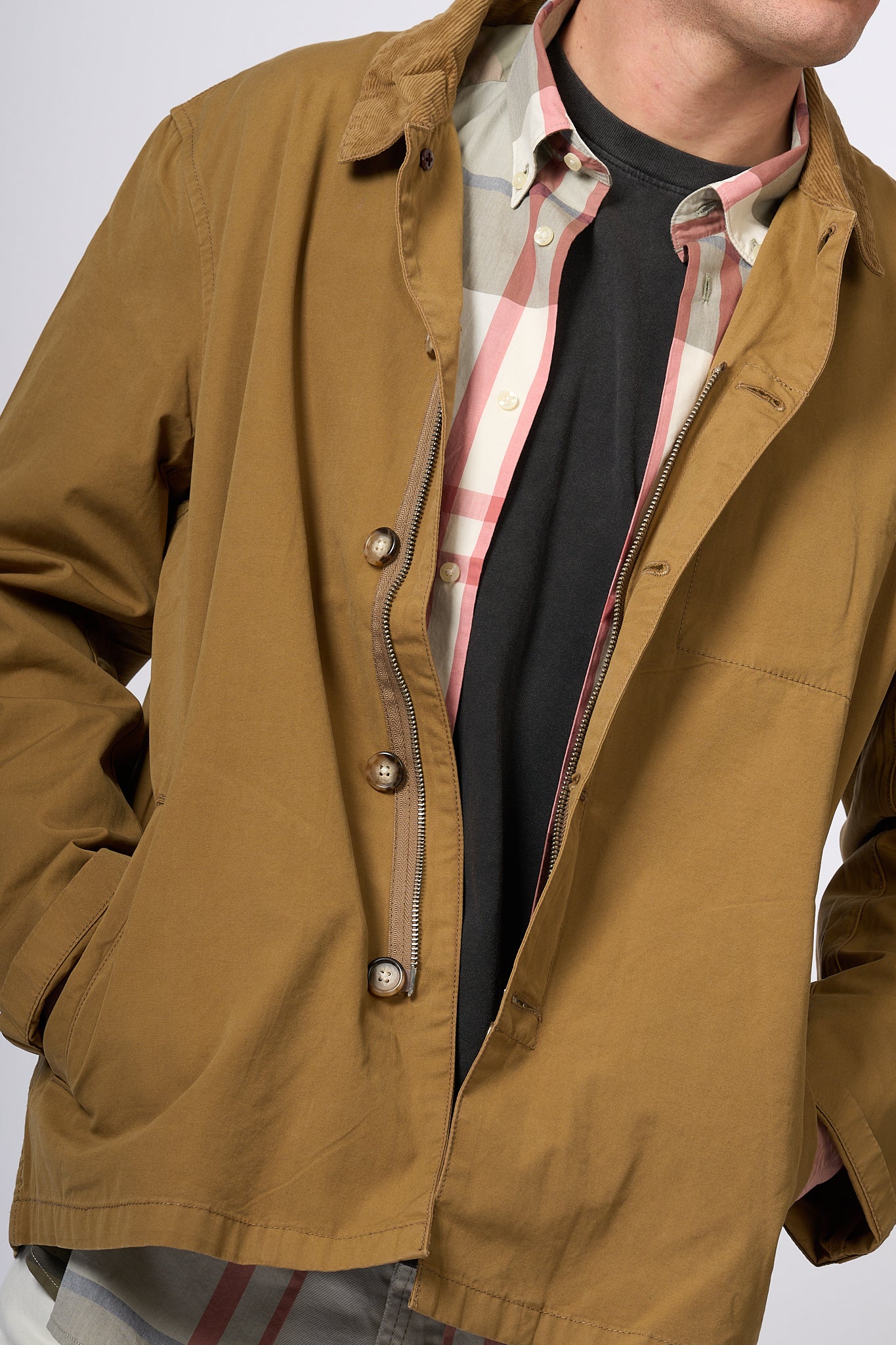Barbour Giacca Stoneford Beige Uomo-6