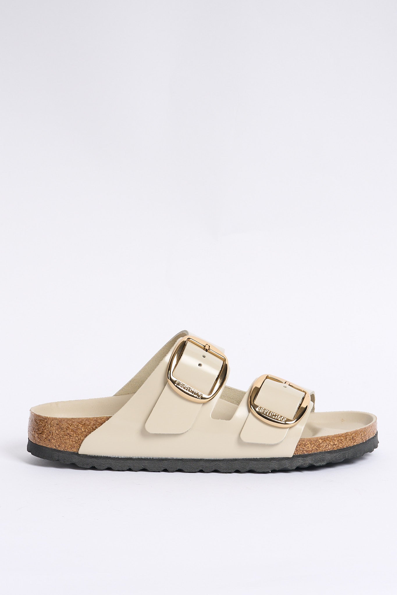 Birkenstock Arizona Big Buckle Shine Avorio Donna-1