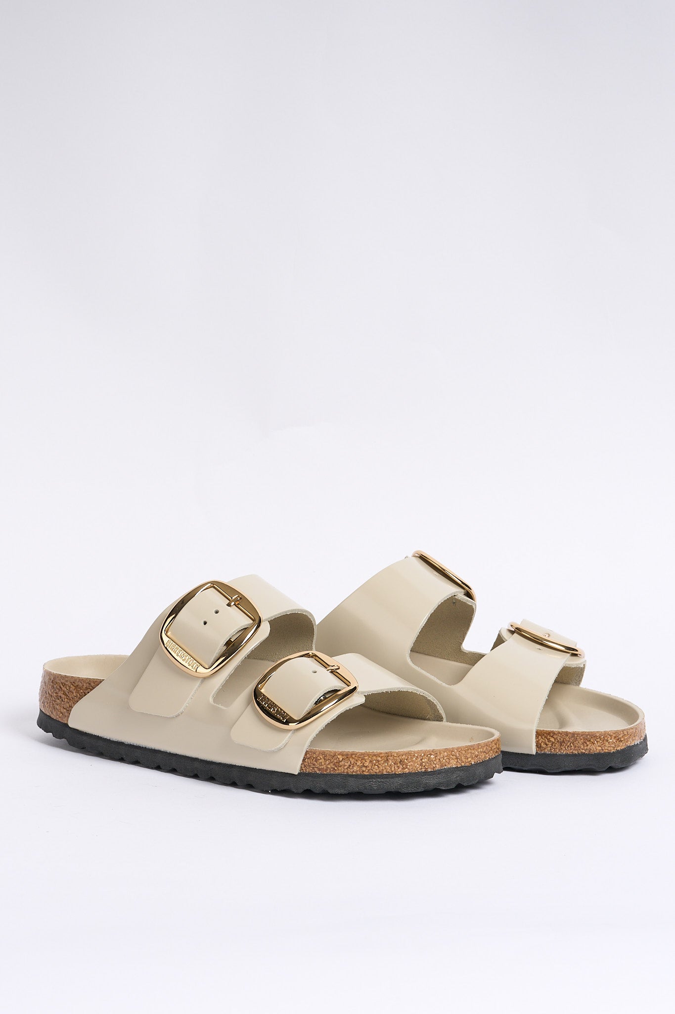 Birkenstock Arizona Big Buckle Shine Avorio Donna-3