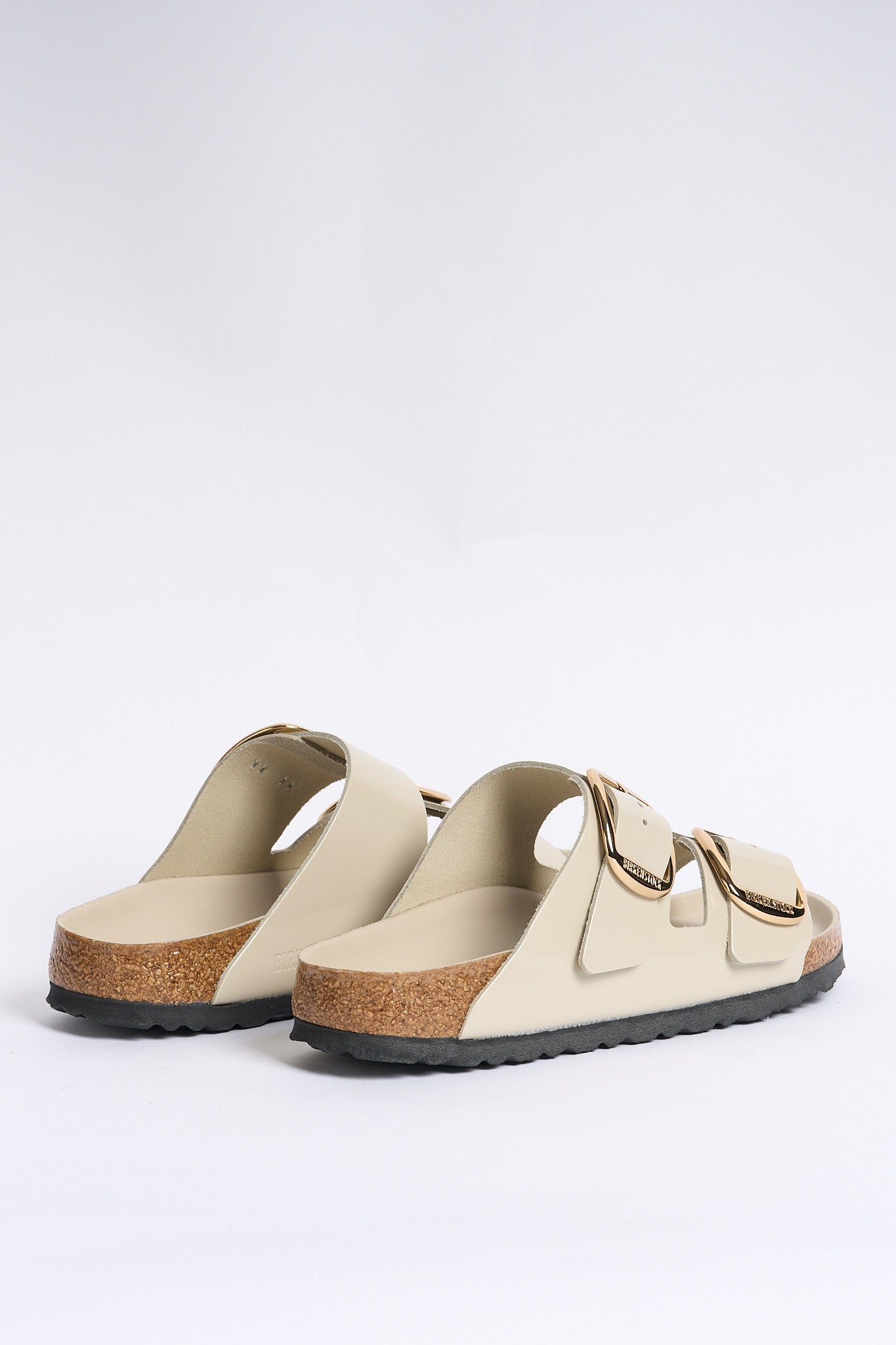 Birkenstock Arizona Big Buckle Shine Avorio Donna-4