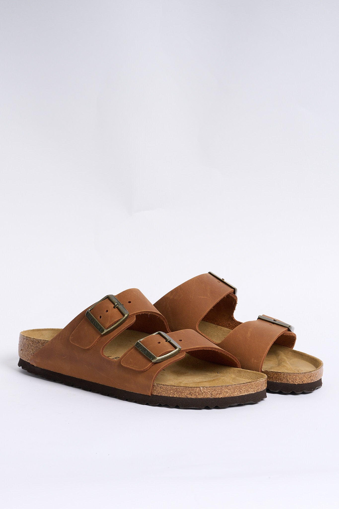 Birkenstock Arizona Oil Pelle Cognac Uomo-4