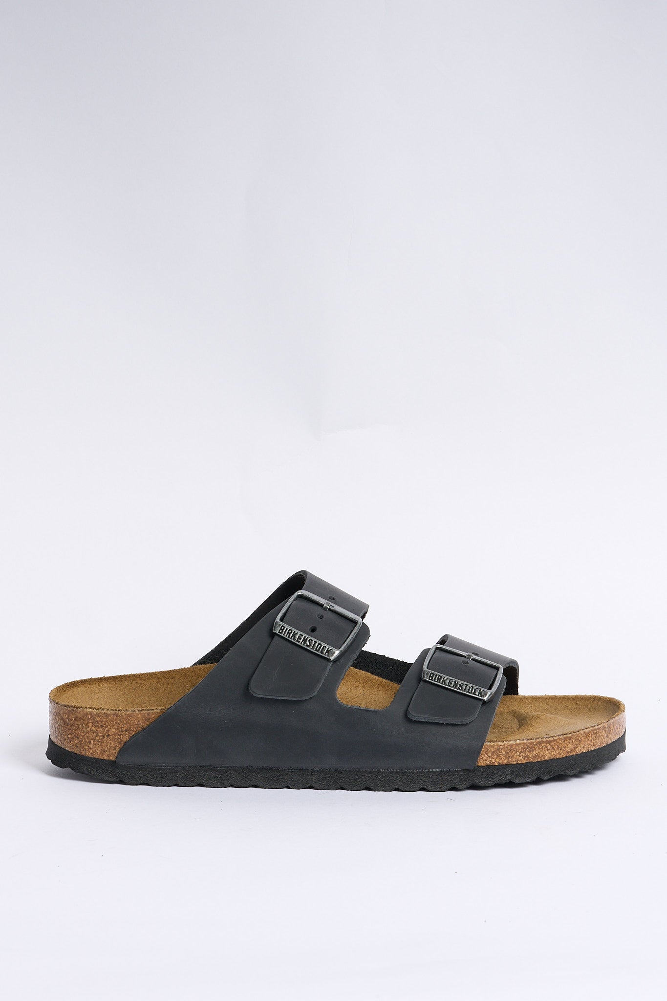 Birkenstock Arizona Oil Pelle Nero Uomo-1