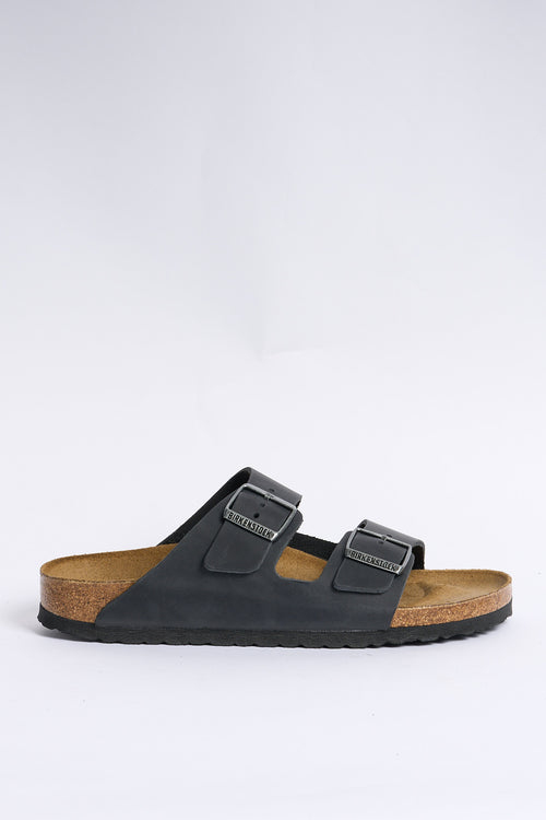 Birkenstock Arizona Oil Pelle Nero Uomo