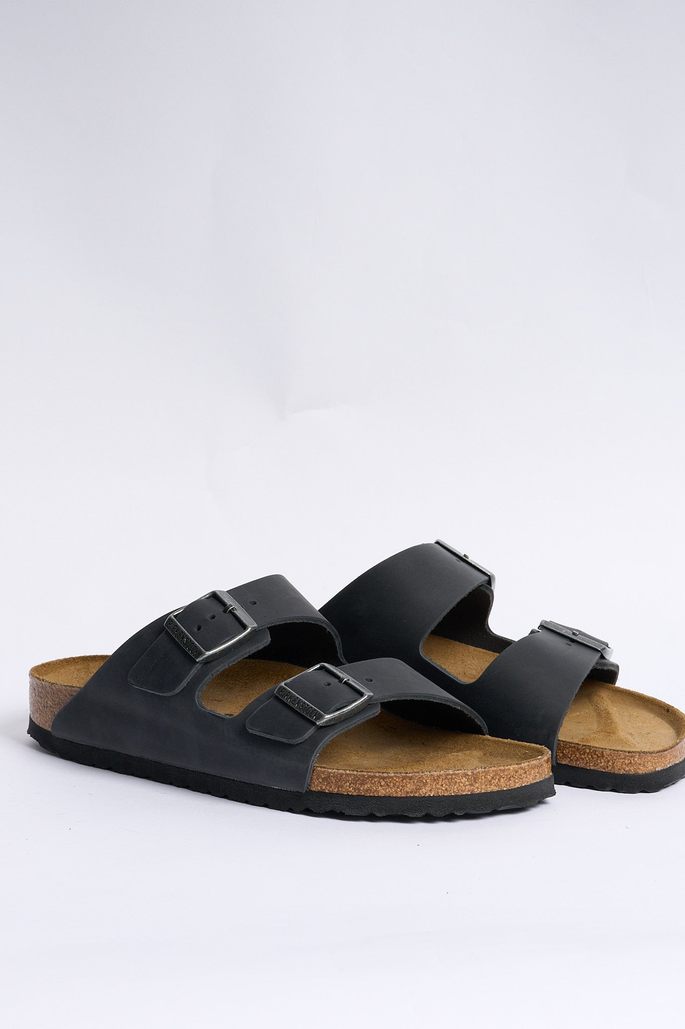 Birkenstock Arizona Oil Pelle Nero Uomo-4
