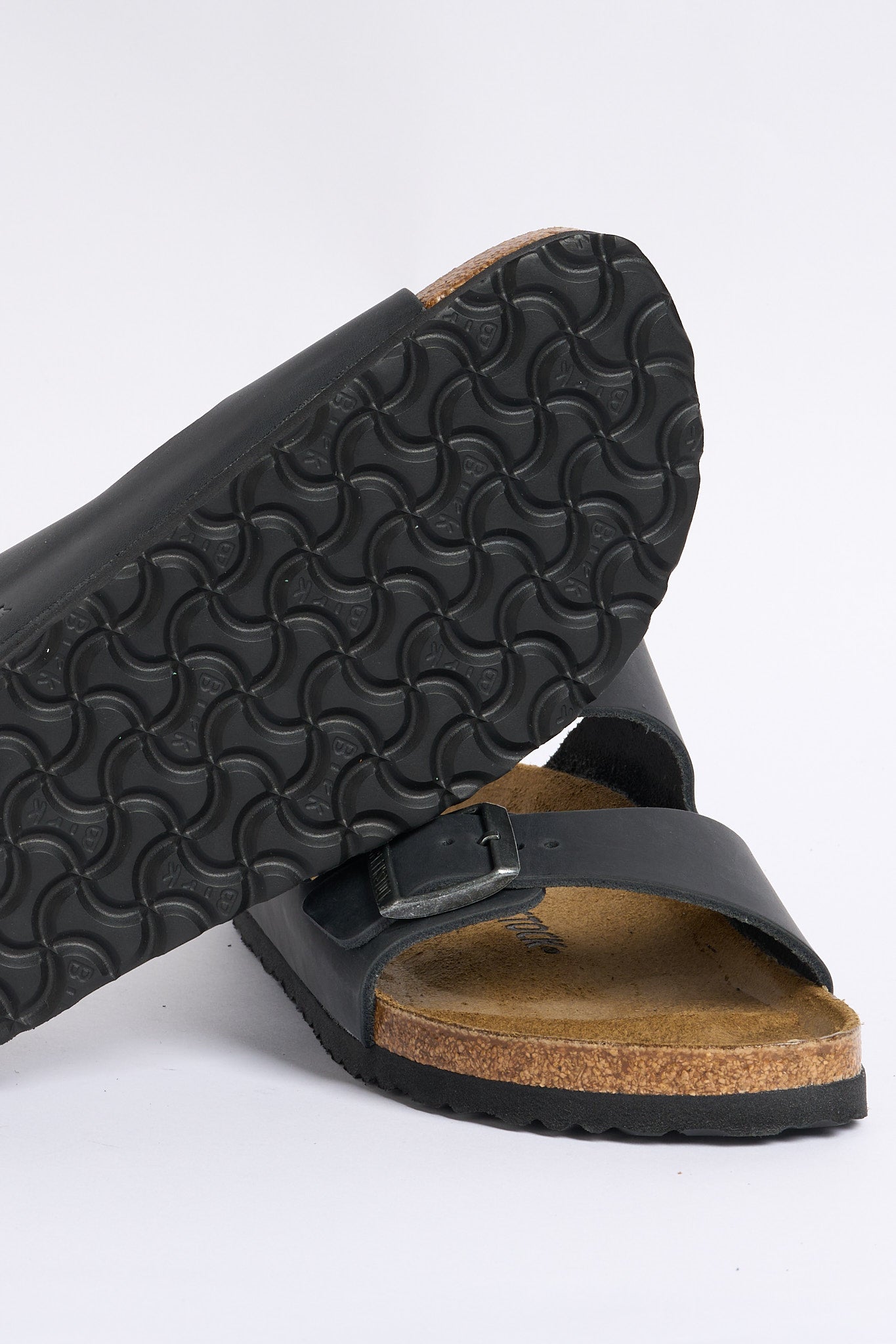 Birkenstock Arizona Oil Pelle Nero Uomo-7
