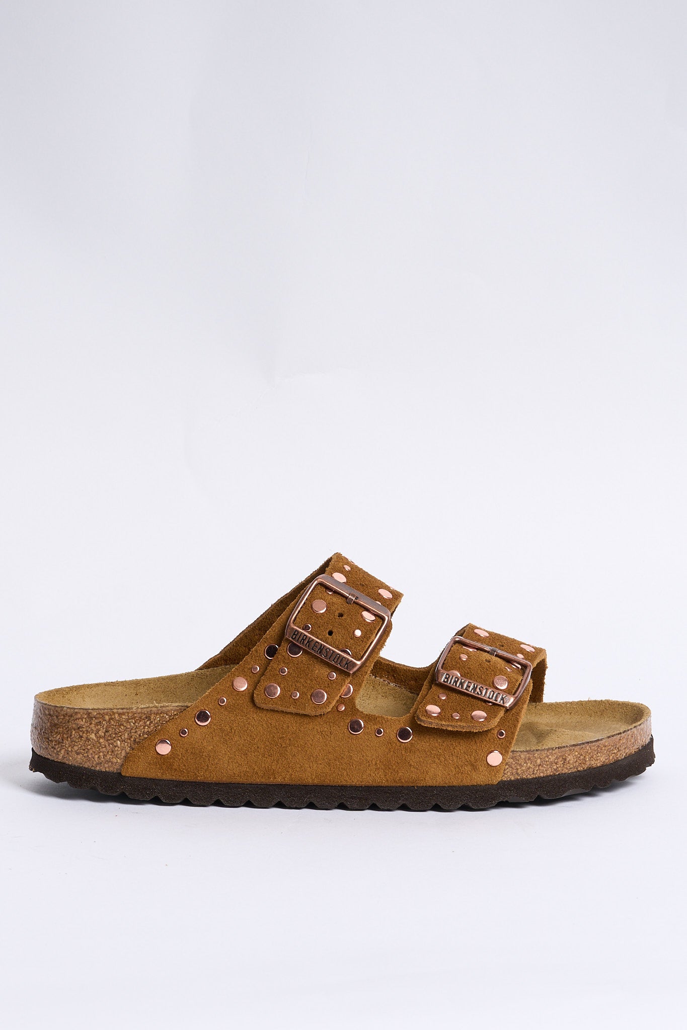 Birkenstock Arizona Rivet Borchie Cognac Donna-1