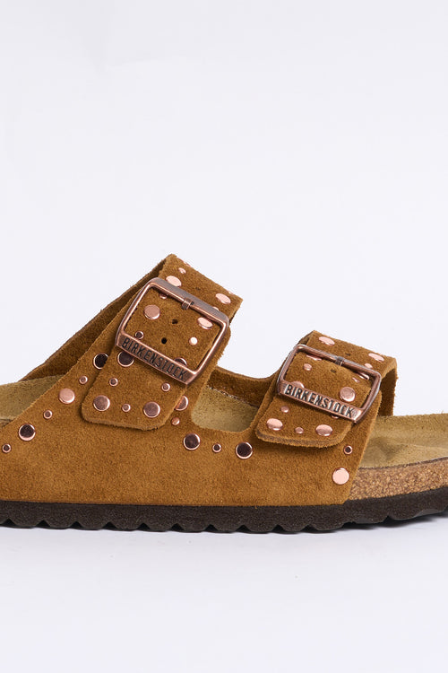 Birkenstock Arizona Rivet Borchie Cognac Donna-2