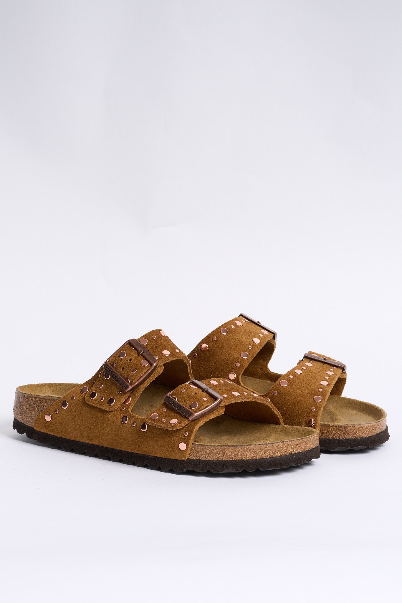 Birkenstock Arizona Rivet Borchie Cognac Donna-3