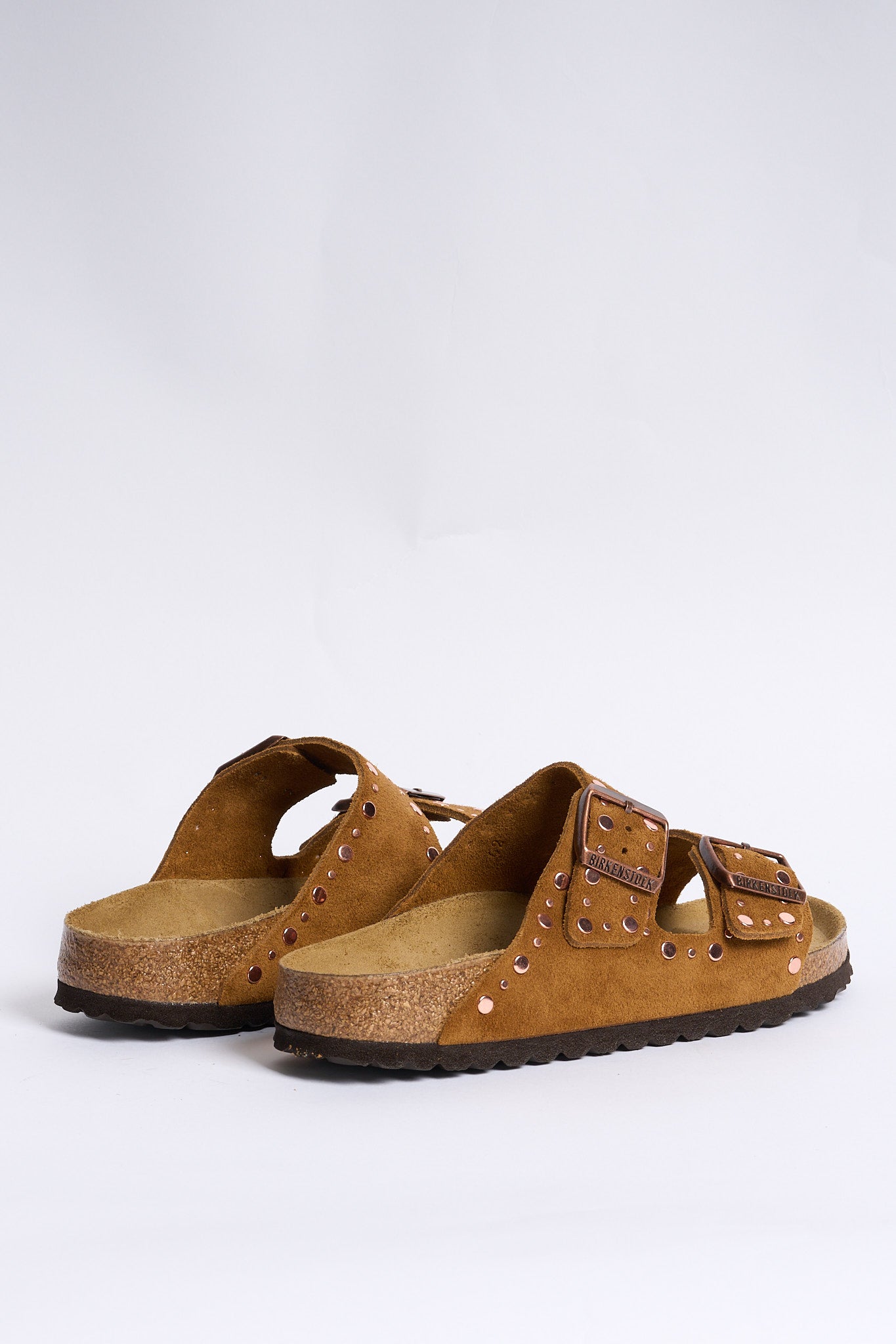 Birkenstock Arizona Rivet Borchie Cognac Donna-4