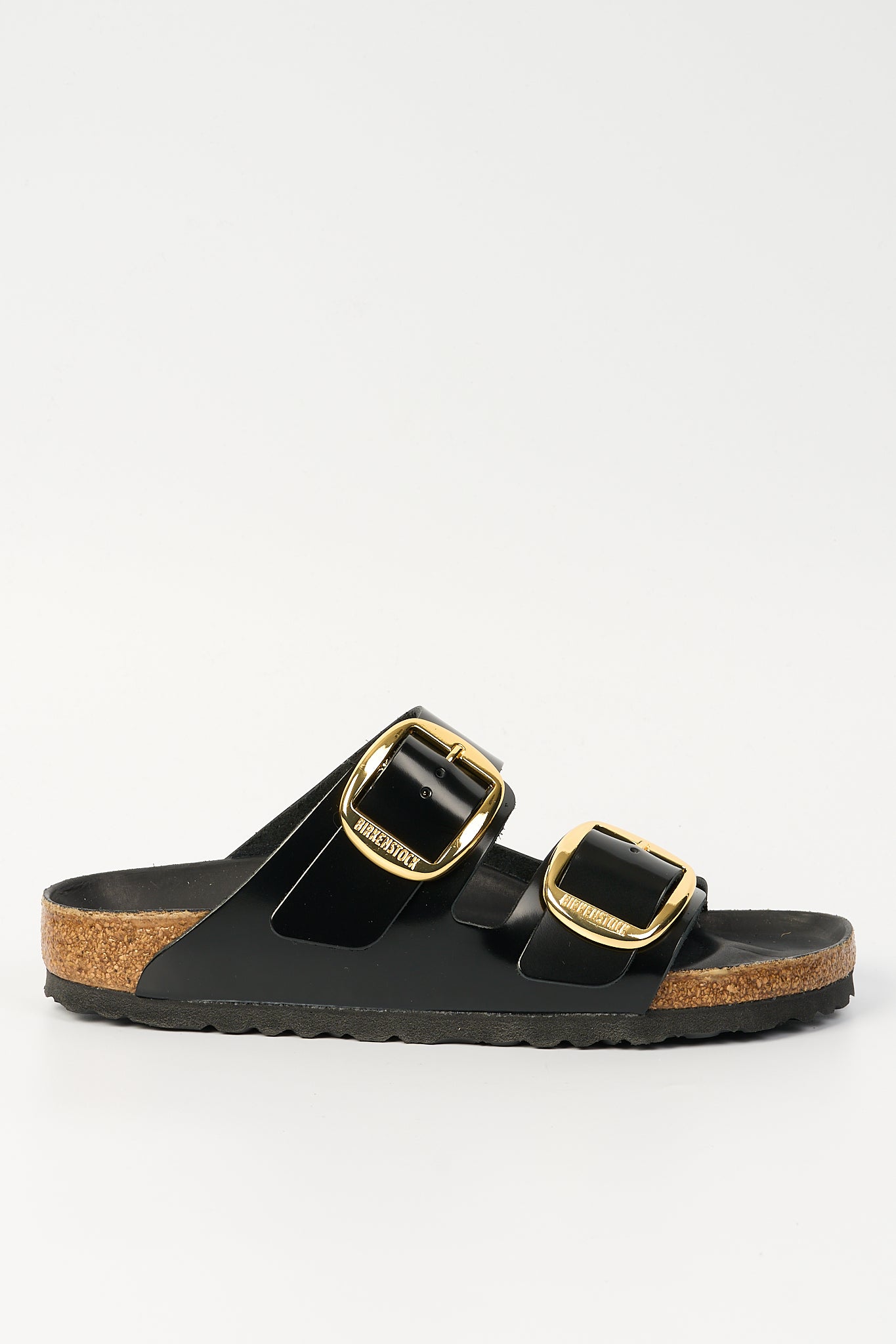 Birkenstock Arizona Big Buckle Shine Nero Donna-1