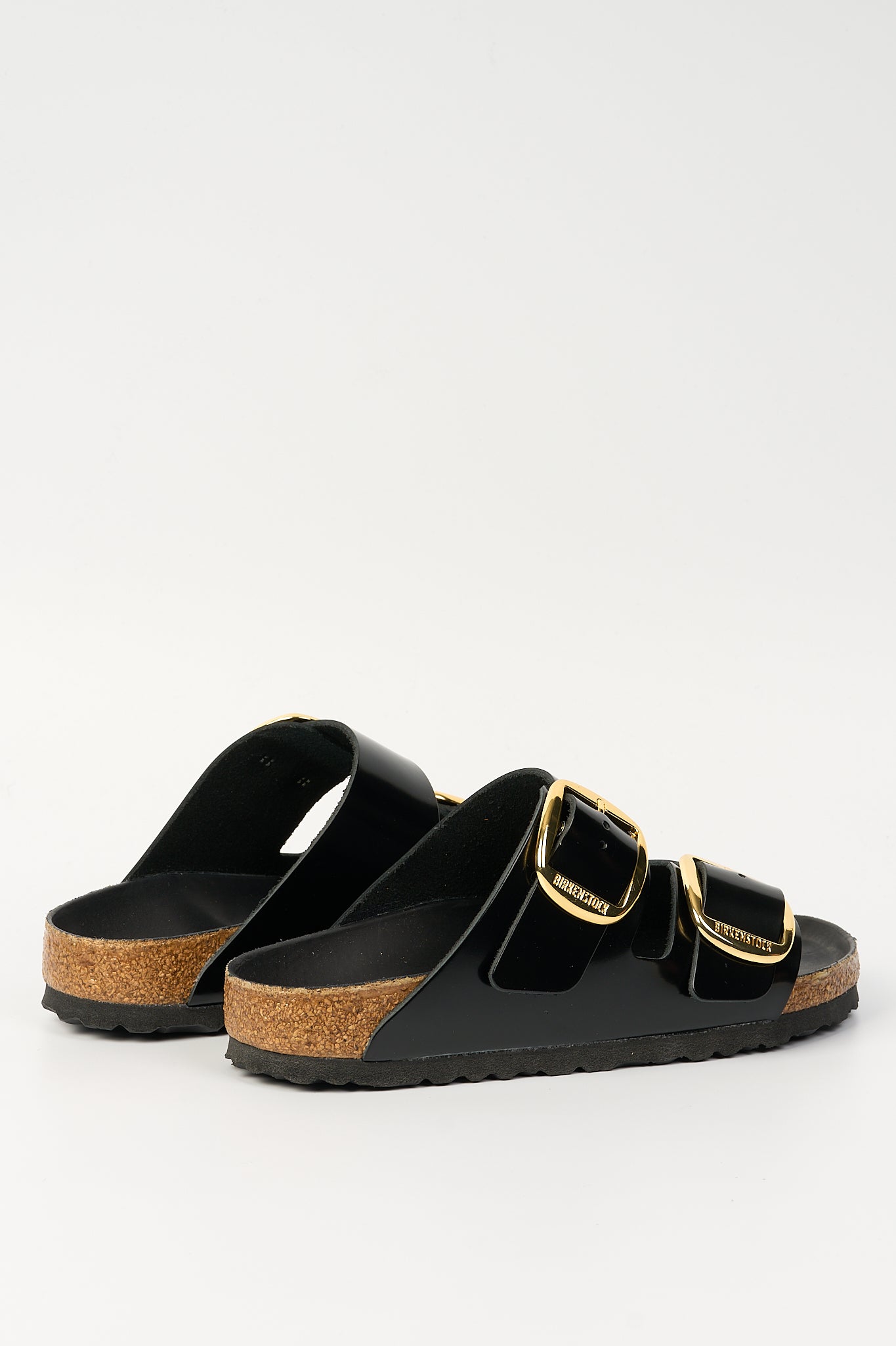 Birkenstock Arizona Big Buckle Shine Nero Donna-4