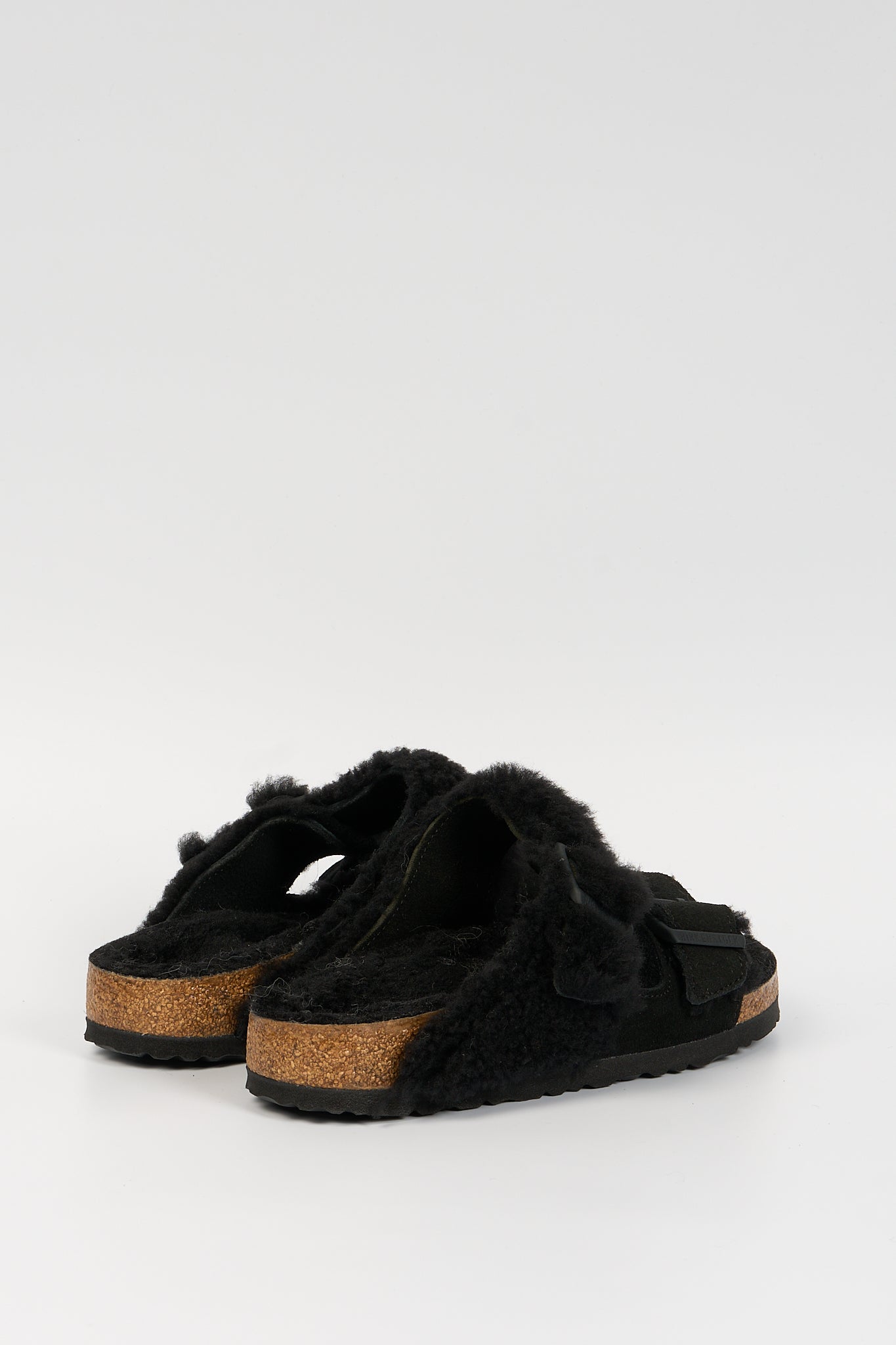 Birkenstock Ciabatta Arizona Teddy Nero Donna-3