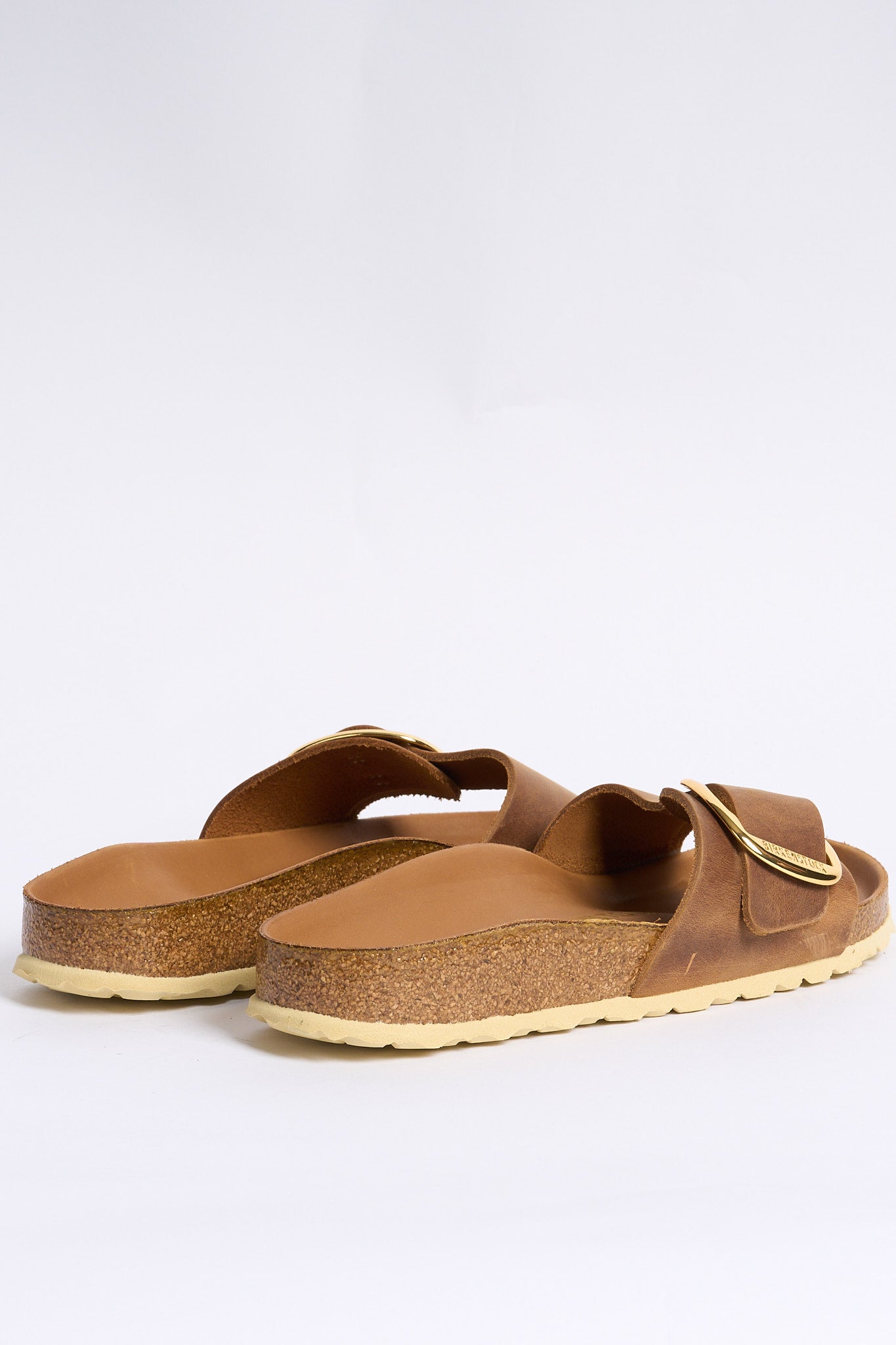 Birkenstock Ciabatta Madrid Big Buckle Cognac Donna-4