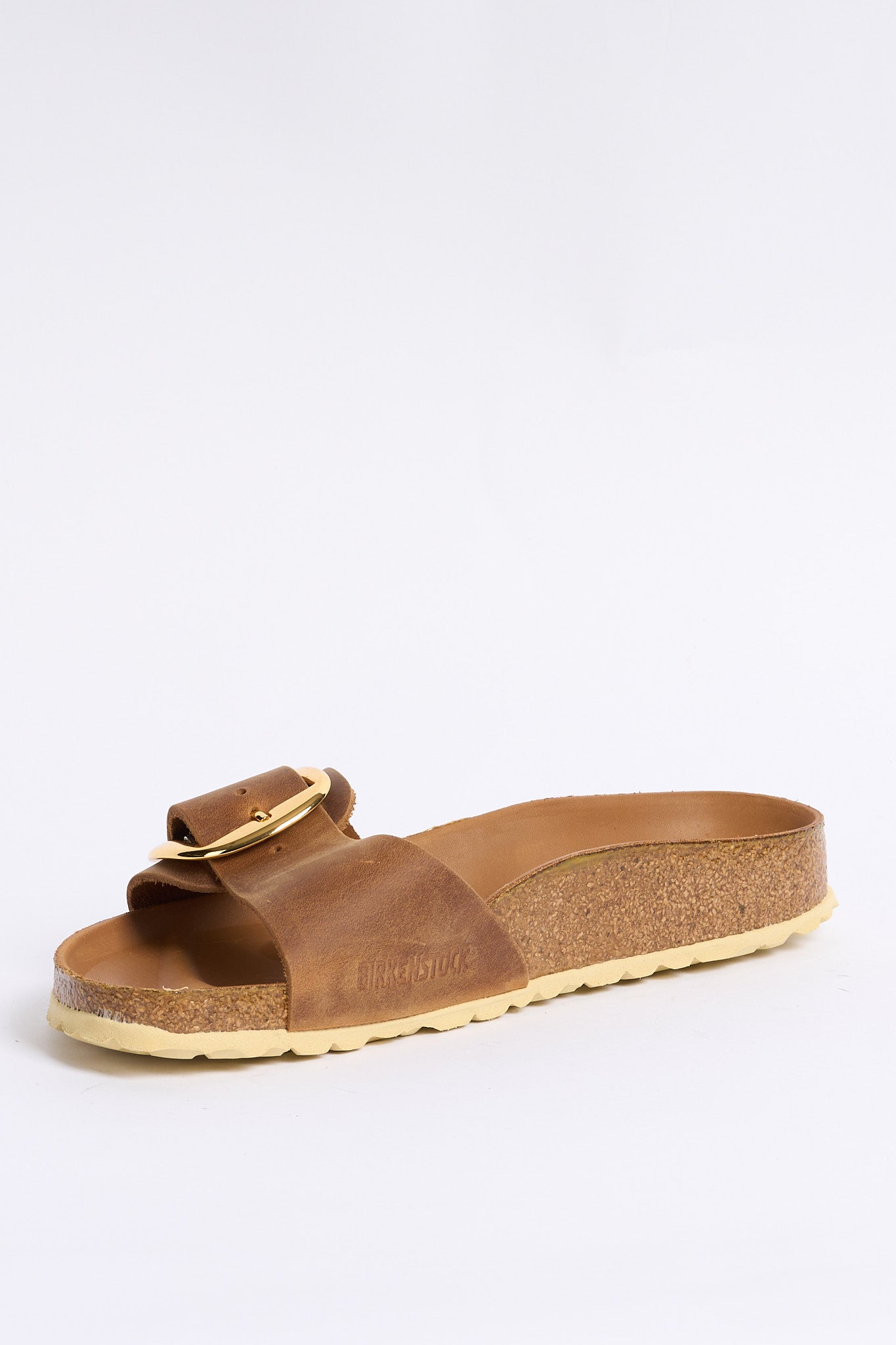 Birkenstock Ciabatta Madrid Big Buckle Cognac Donna-6