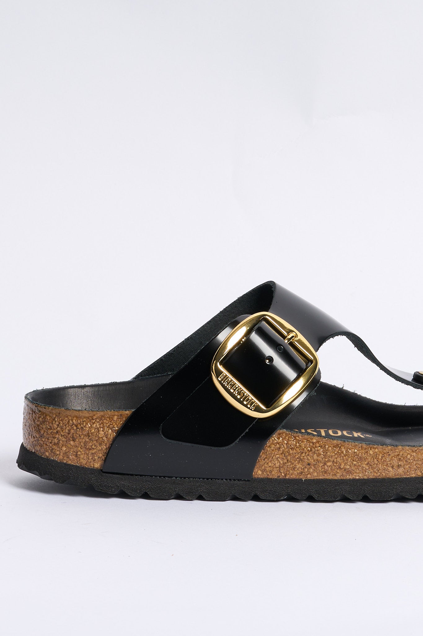 Birkenstock Infradito Gizeh Big Buckle Nero Donna-3