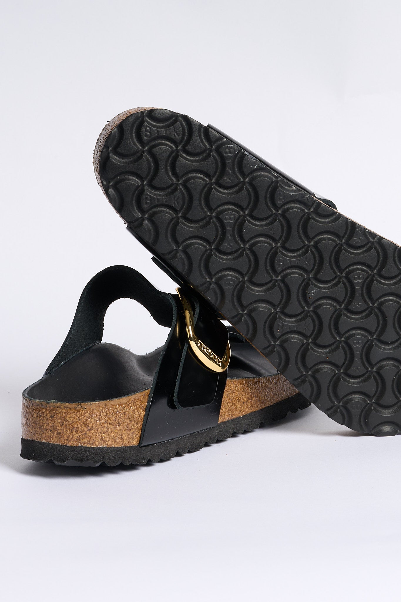 Birkenstock Infradito Gizeh Big Buckle Nero Donna-7
