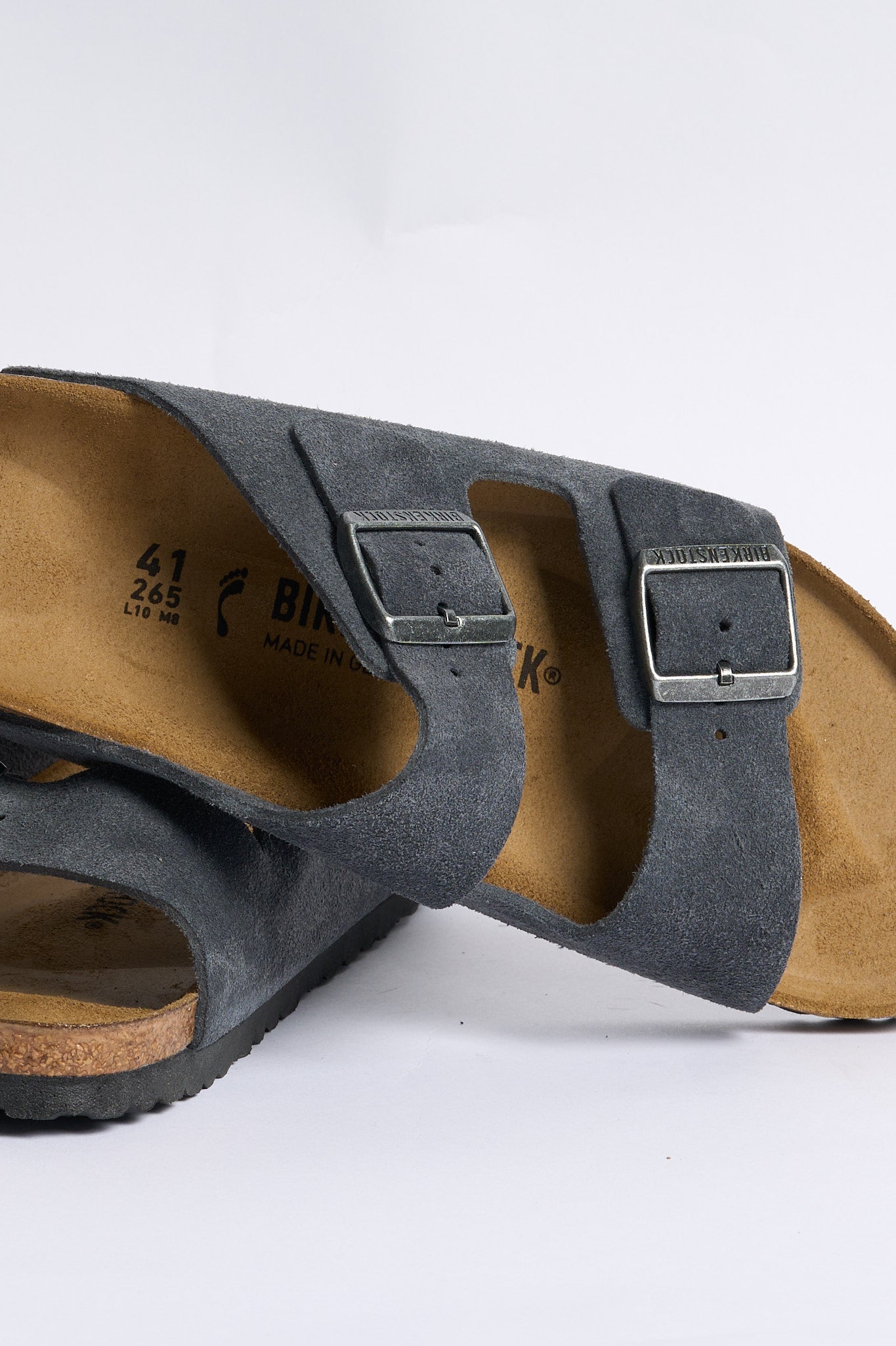 Birkenstock Arizona Suede Carbone Uomo-6