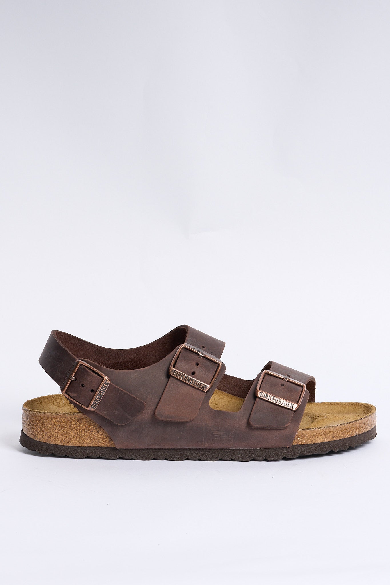 Birkenstock Sandalo Milano Oil Pelle Habana Uomo-1