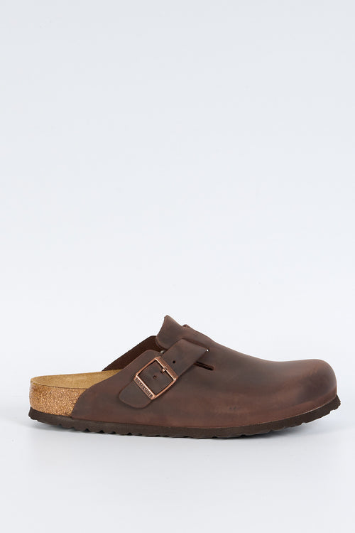 Birkenstock Sabot BOSTON Oiled Habana Uomo
