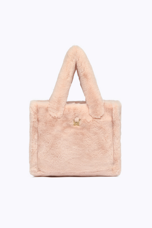 Blugirl Borsa Faux Fur Cipria Donna