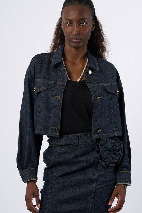 Blugirl Giubbino Denim Blu Donna