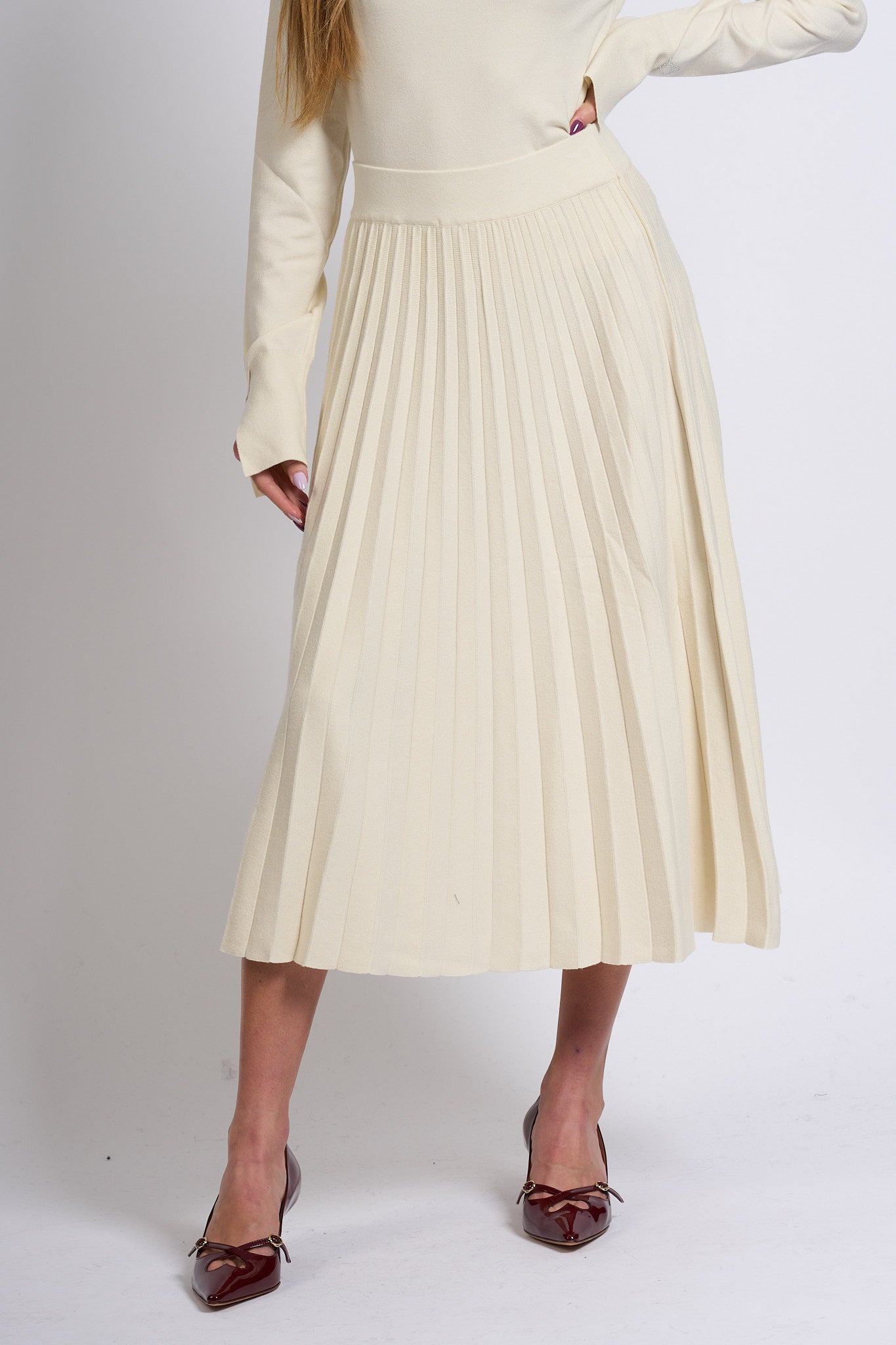 Blugirl Gonna Melan in Maglia Donna-1