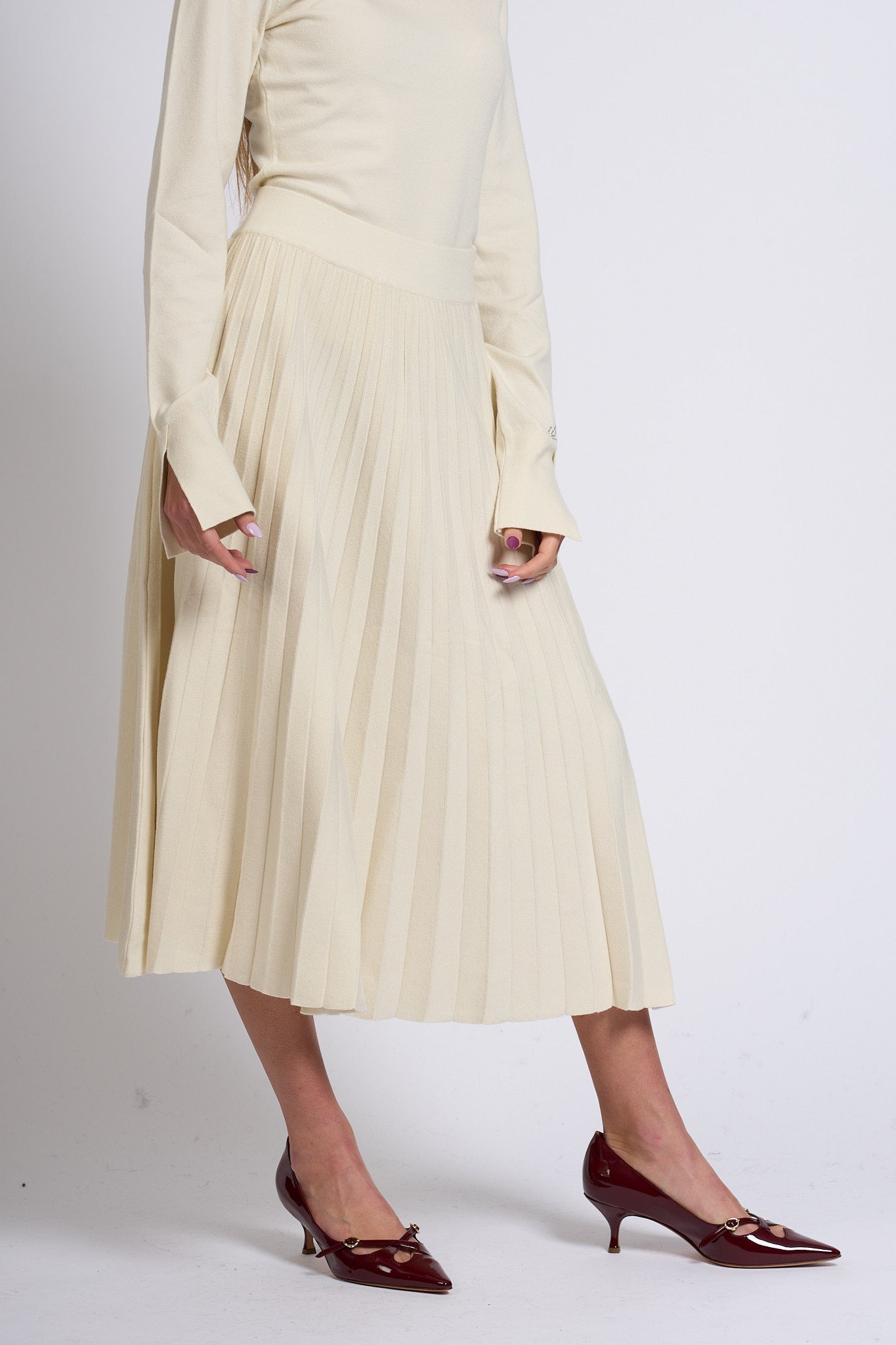 Blugirl Gonna Melan in Maglia Donna-3