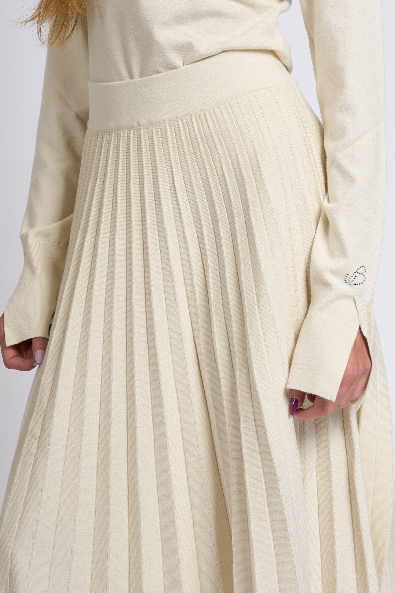Blugirl Gonna Melan in Maglia Donna-5