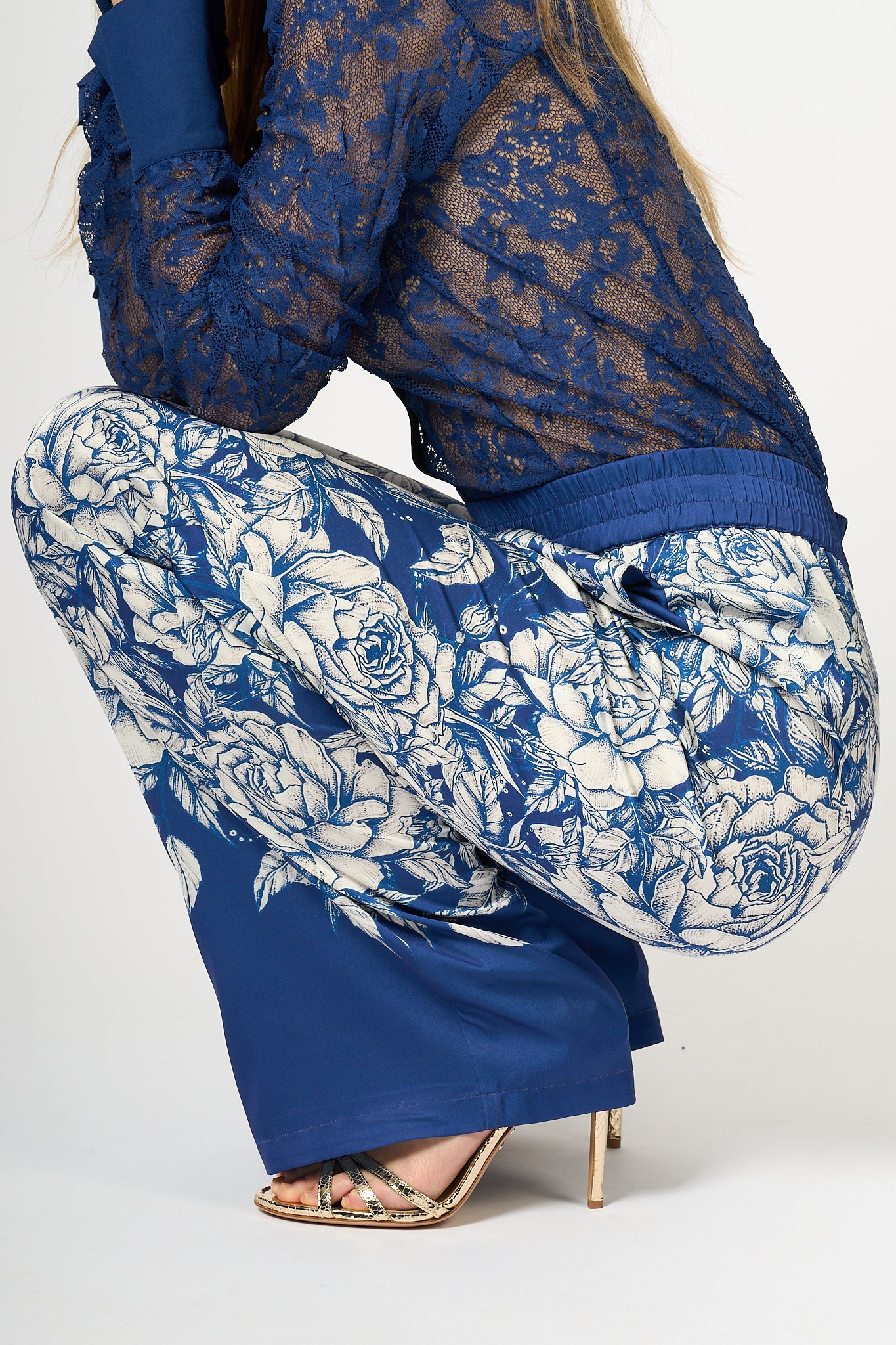Blugirl Pantalone Rose Blu Donna-7