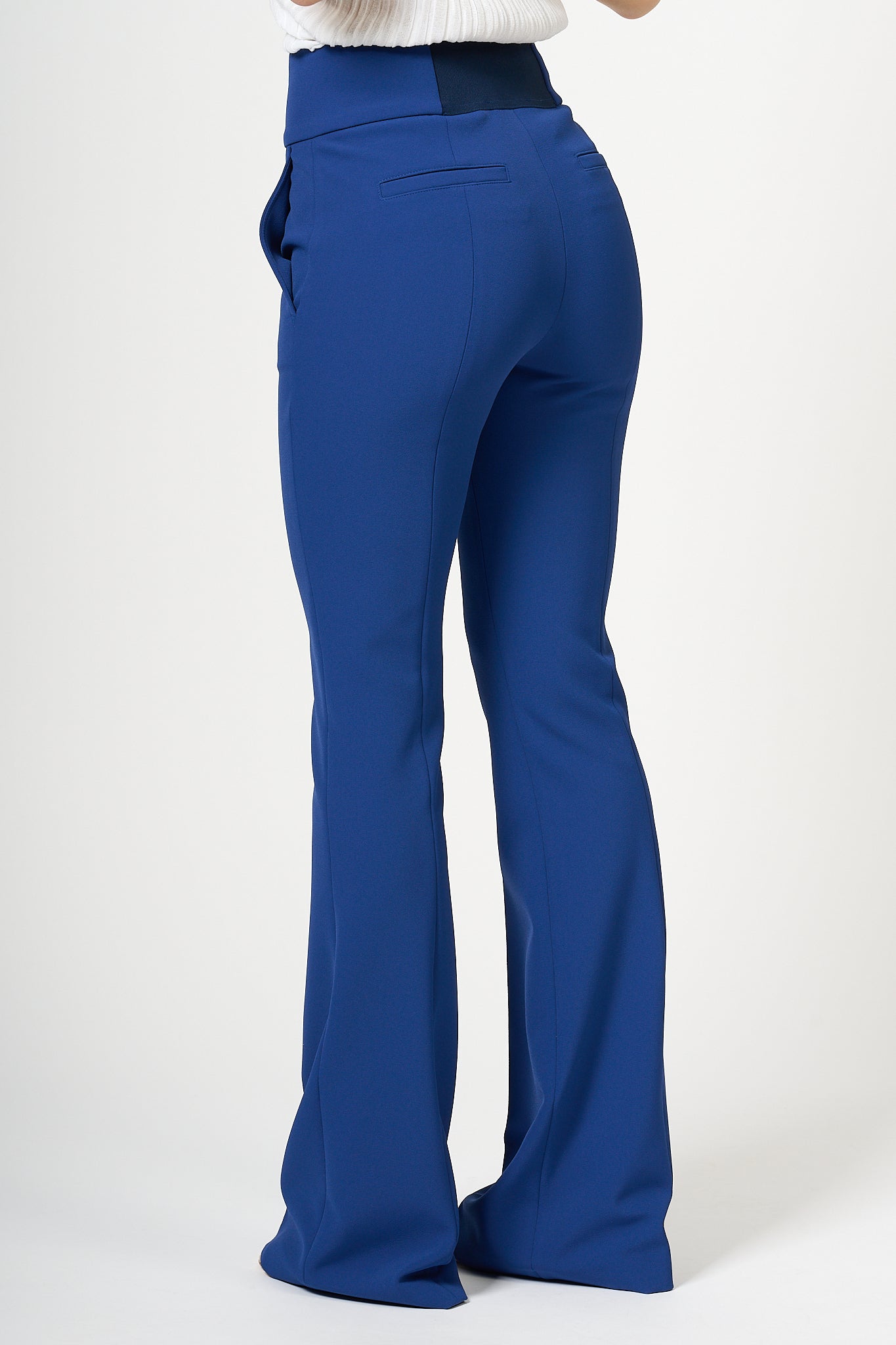 Blugirl Pantalone Zampa Blu Donna-6