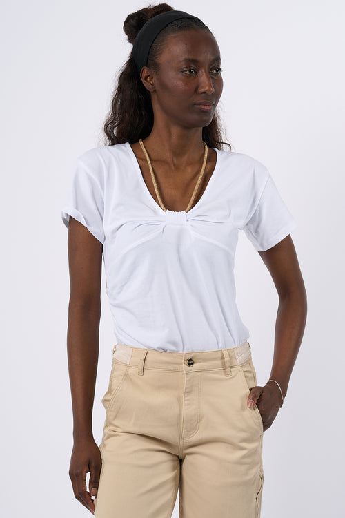 Blugirl T-shirt Monile Bianco Donna