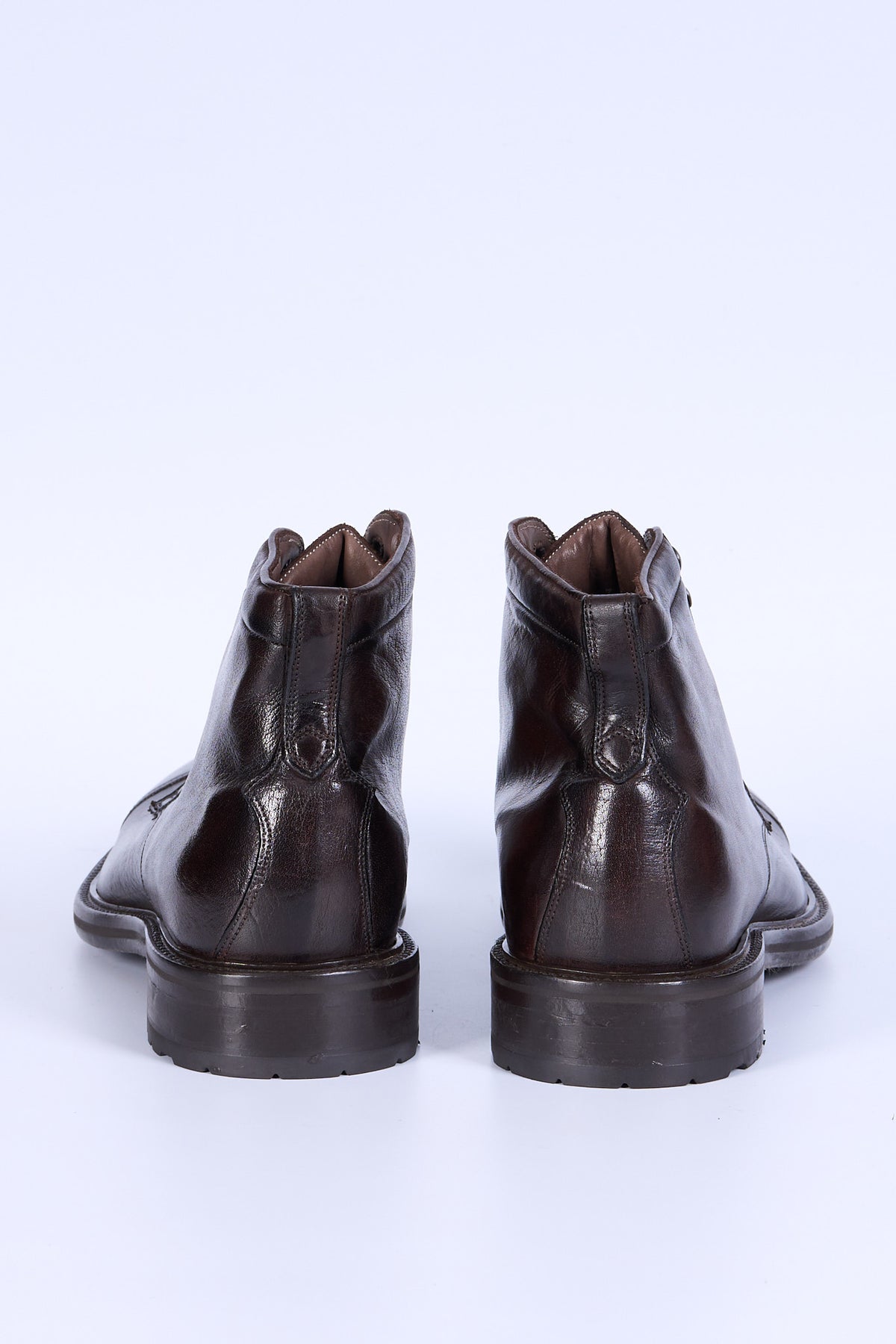 Botti Polacco In Pelle Cioccolato Uomo-7