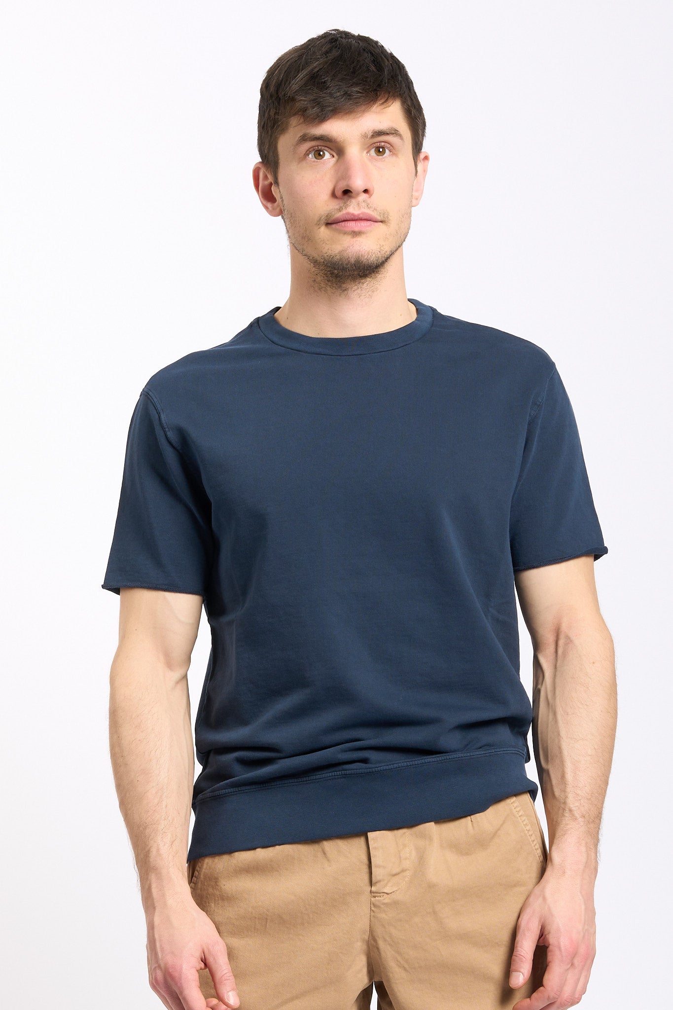 Bowery NYC T-Shirt Felpa Blu Uomo-2