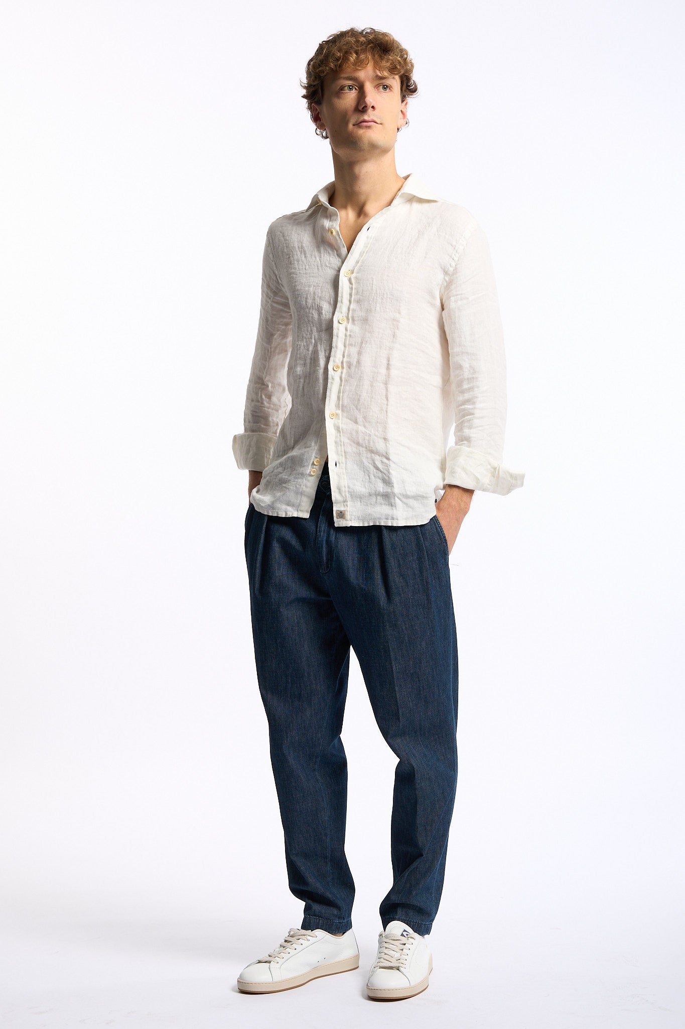 Briglia Jeans Portobello Sartoriale Blu Uomo-3