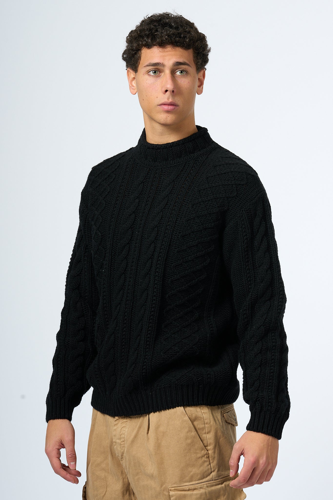 C.p.company Maglia Lambswool Nero Uomo-1