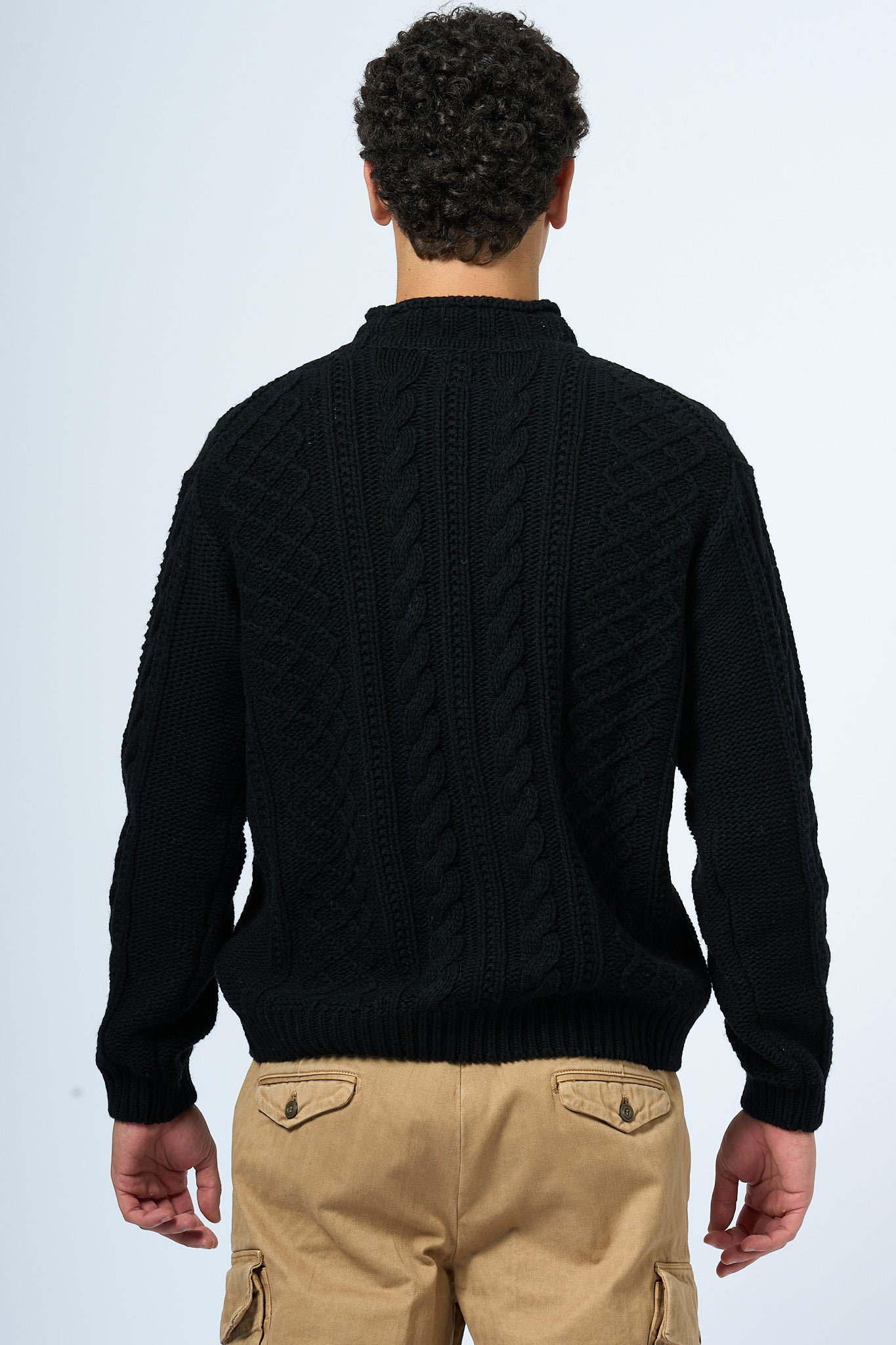 C.p.company Maglia Lambswool Nero Uomo-5