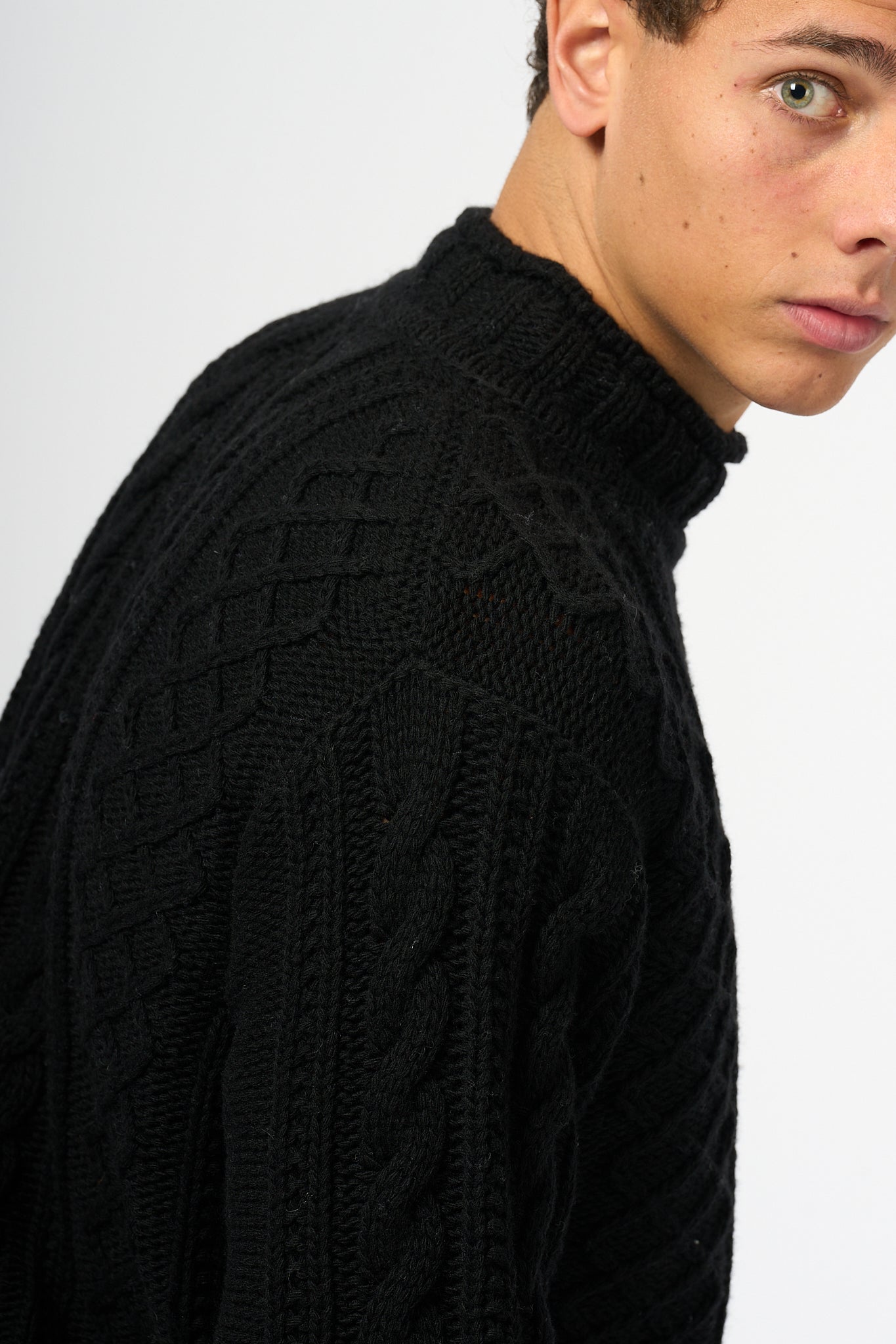 C.p.company Maglia Lambswool Nero Uomo-6